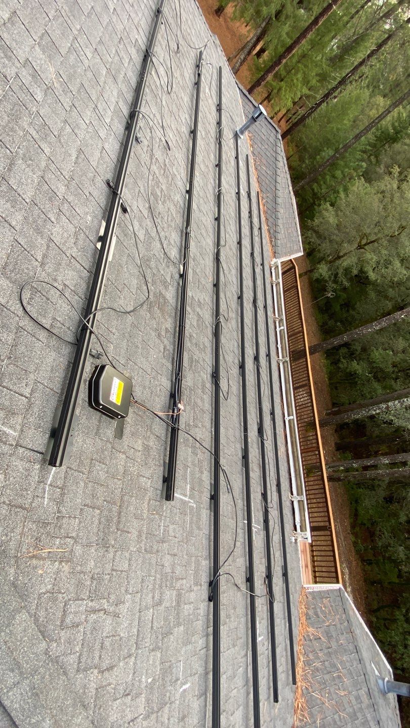 Solar Panel Installation using Solar Panels by Byers Enterprises 