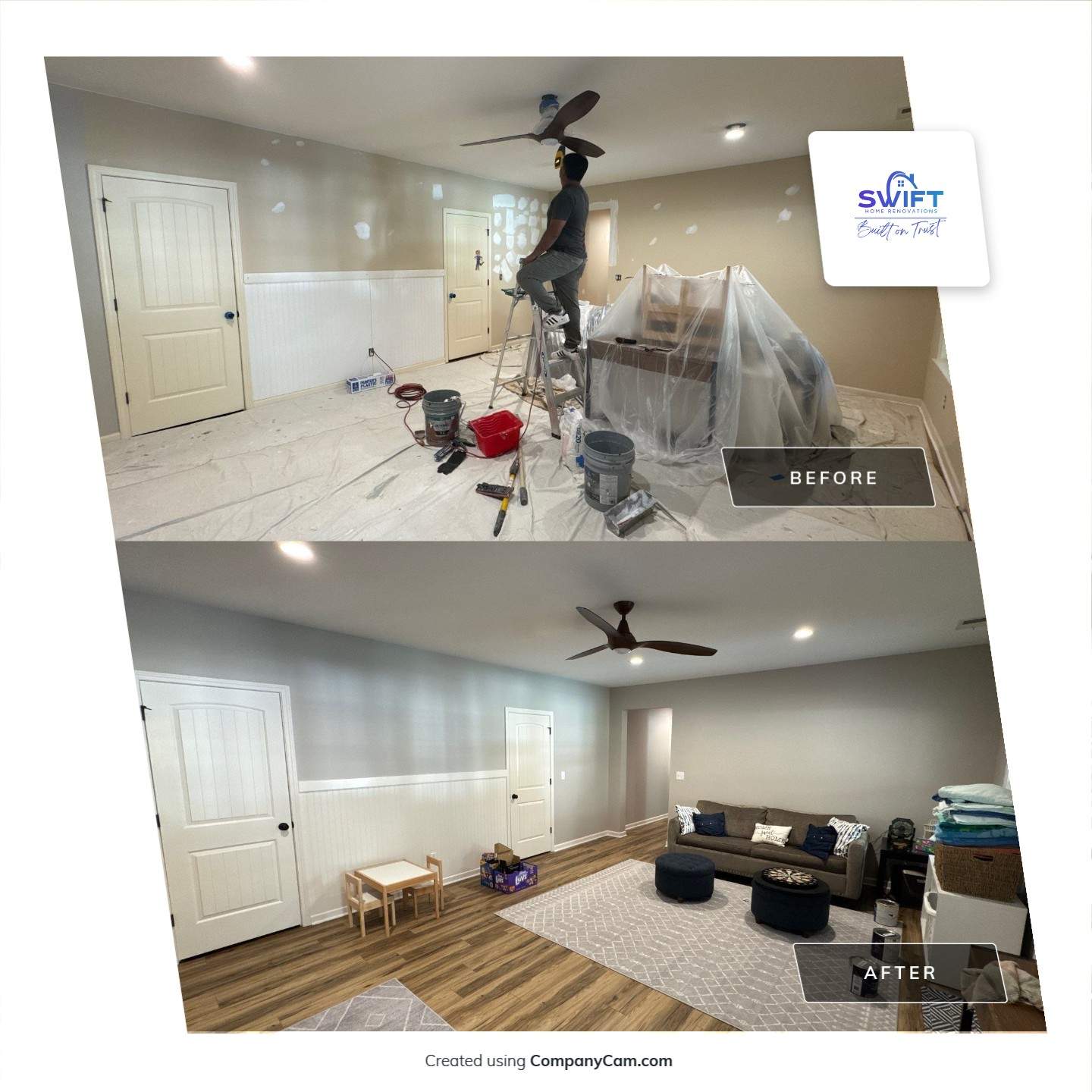 Interior Painting in Woodstock by Swift Home Renovations