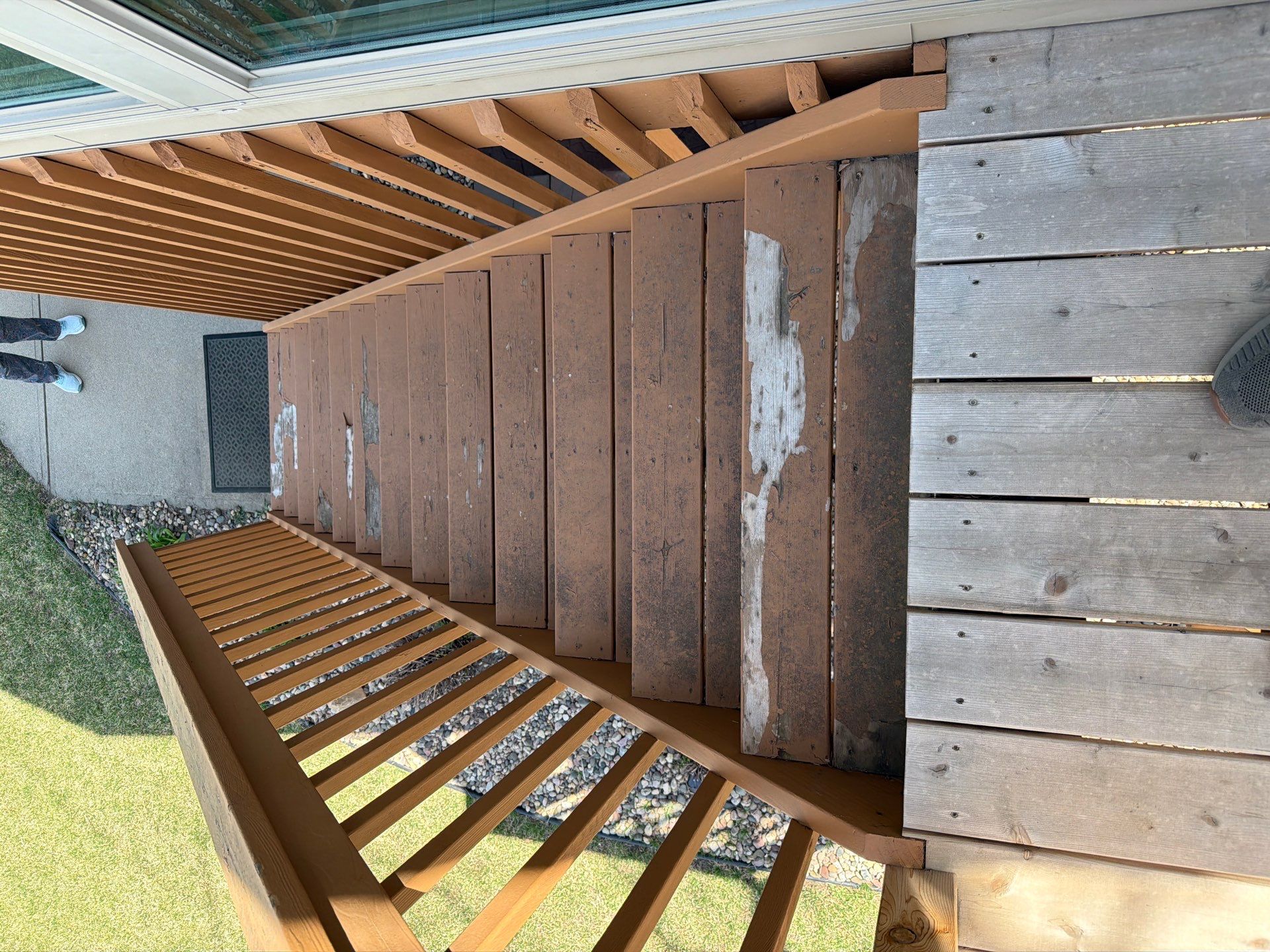 Wood Deck and Staircase Restoration in Sioux Falls by Select Painting, Coatings & Garage Cabinets
