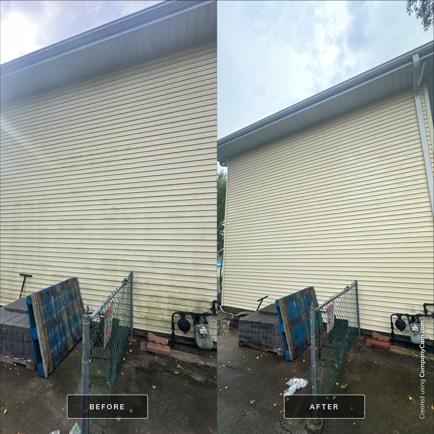 Project in Bartlett by Simmons Power & Soft Washing