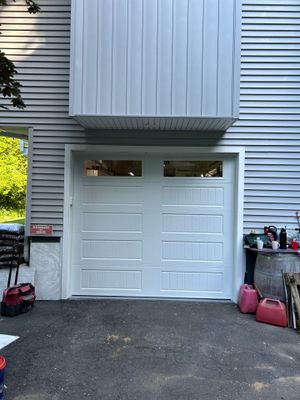 Garage Door Installation using Amarr Designer Choice door