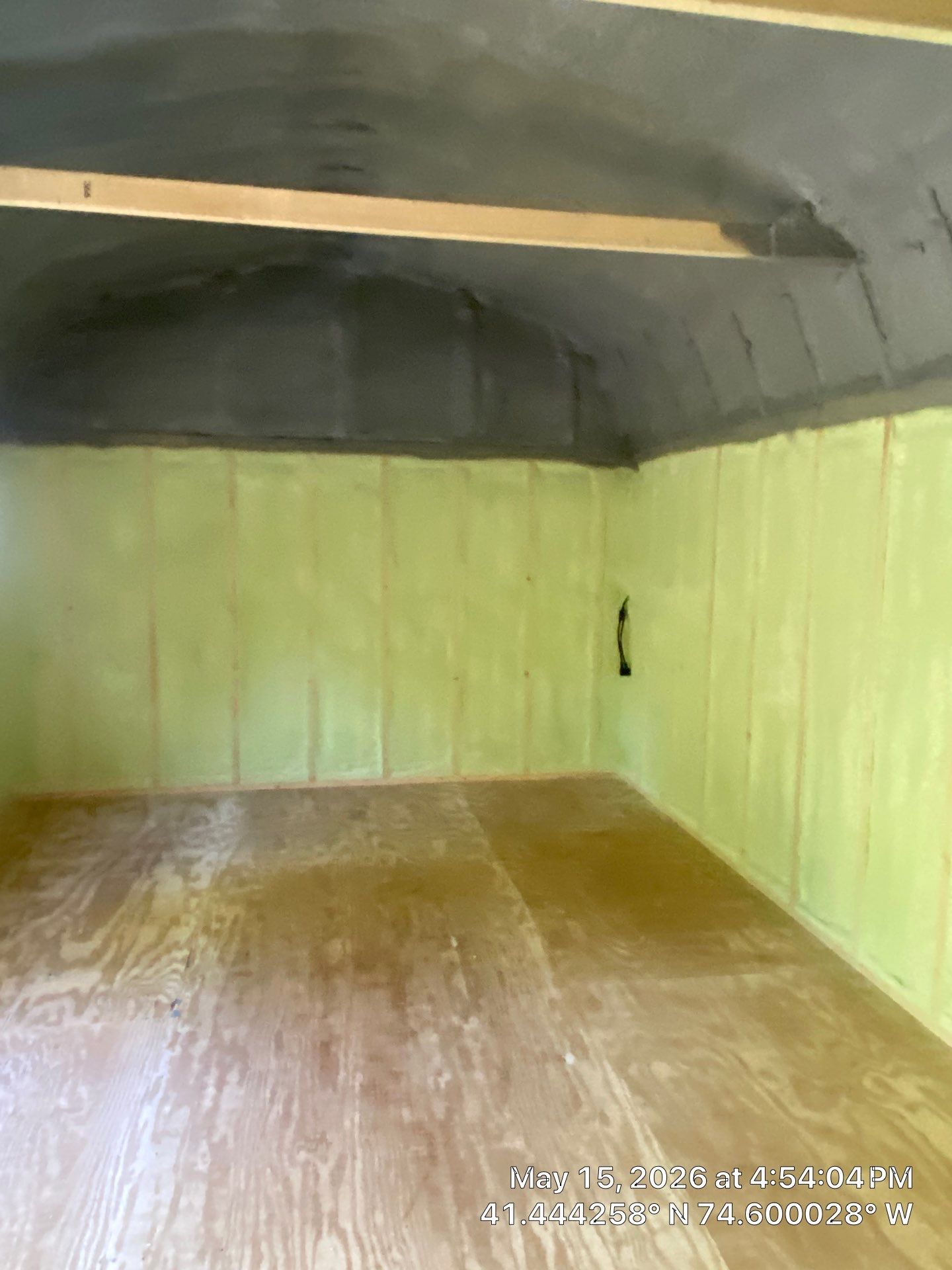 Shed Insulation using Closed Cell Spray Foam by NYS Foam & Energy