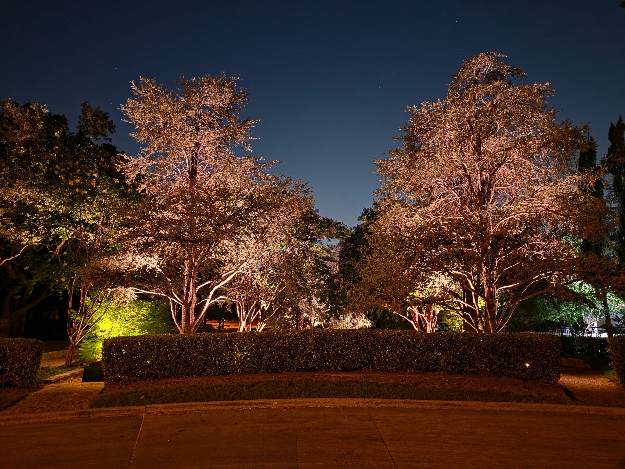 Glen Abbey HOA Park in Dallas by Outdoor Lights + Shades