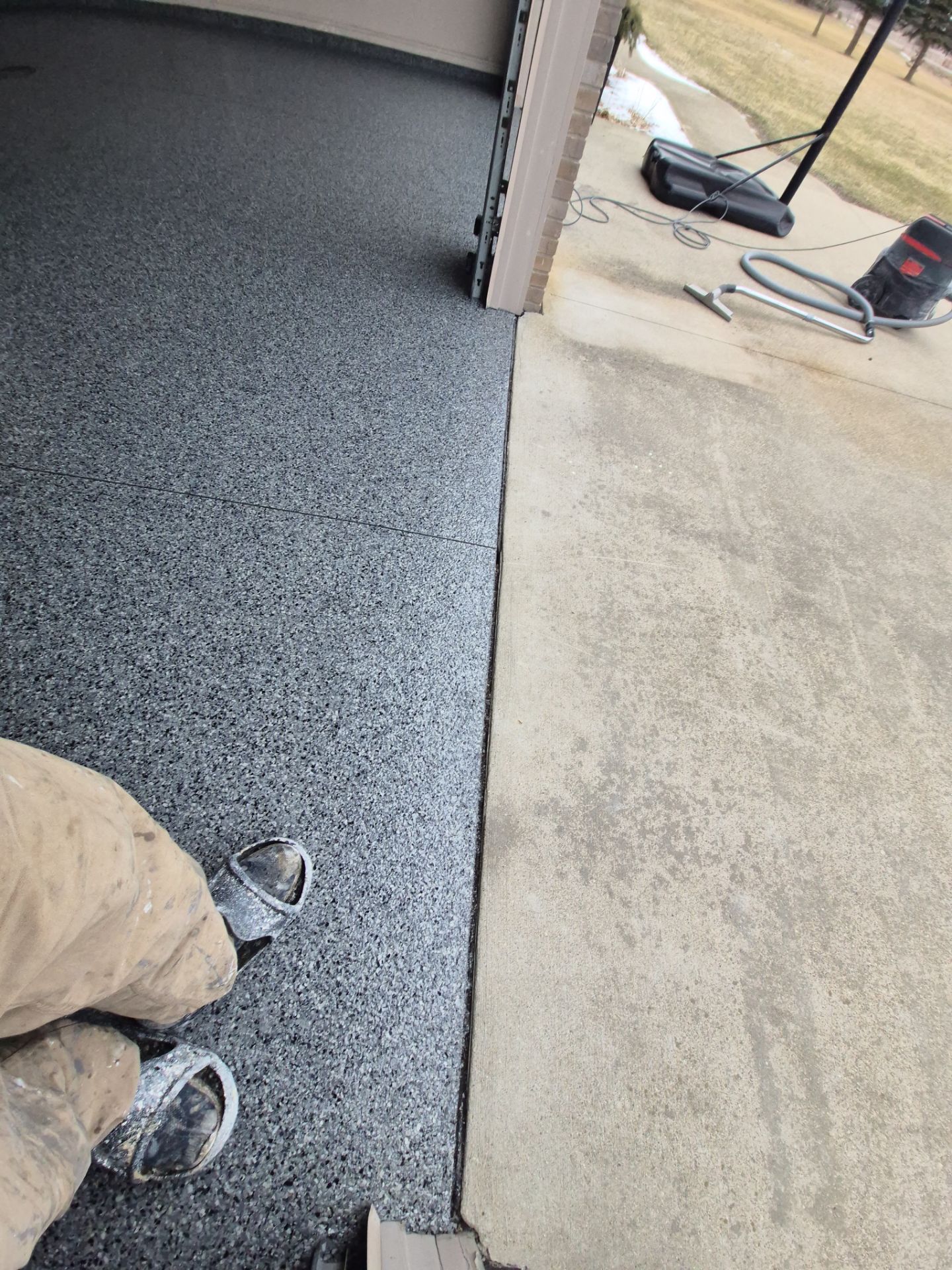 Kawkawlin Garage by Wise Coatings of Central Michigan