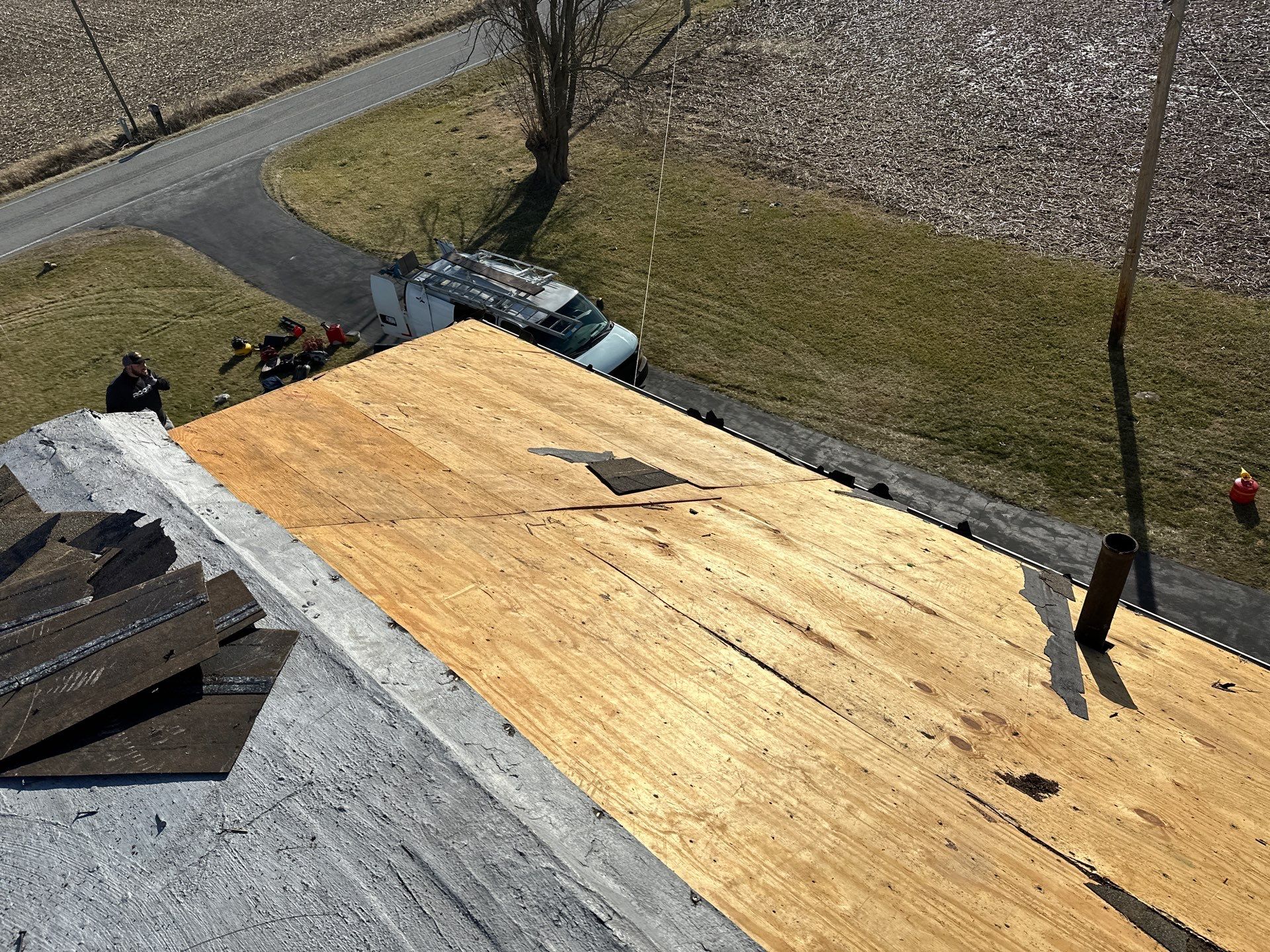 Residential Roofing Installation using Duration Series Shingles - Driftwood by RoofX 