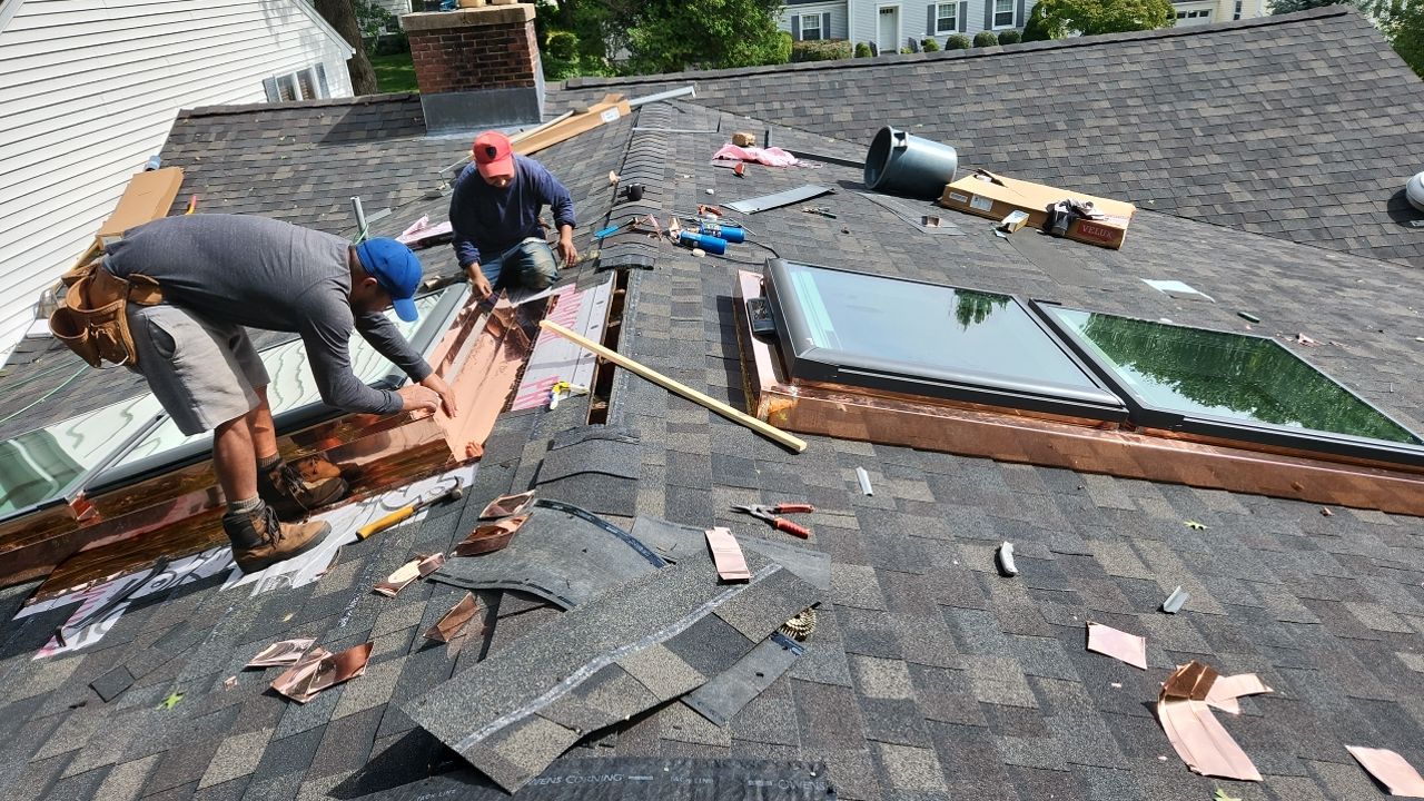 Residential Roofing Installation using Owens Corning TruDefinition Duration Designer - Black Sable by A Plus Exterior