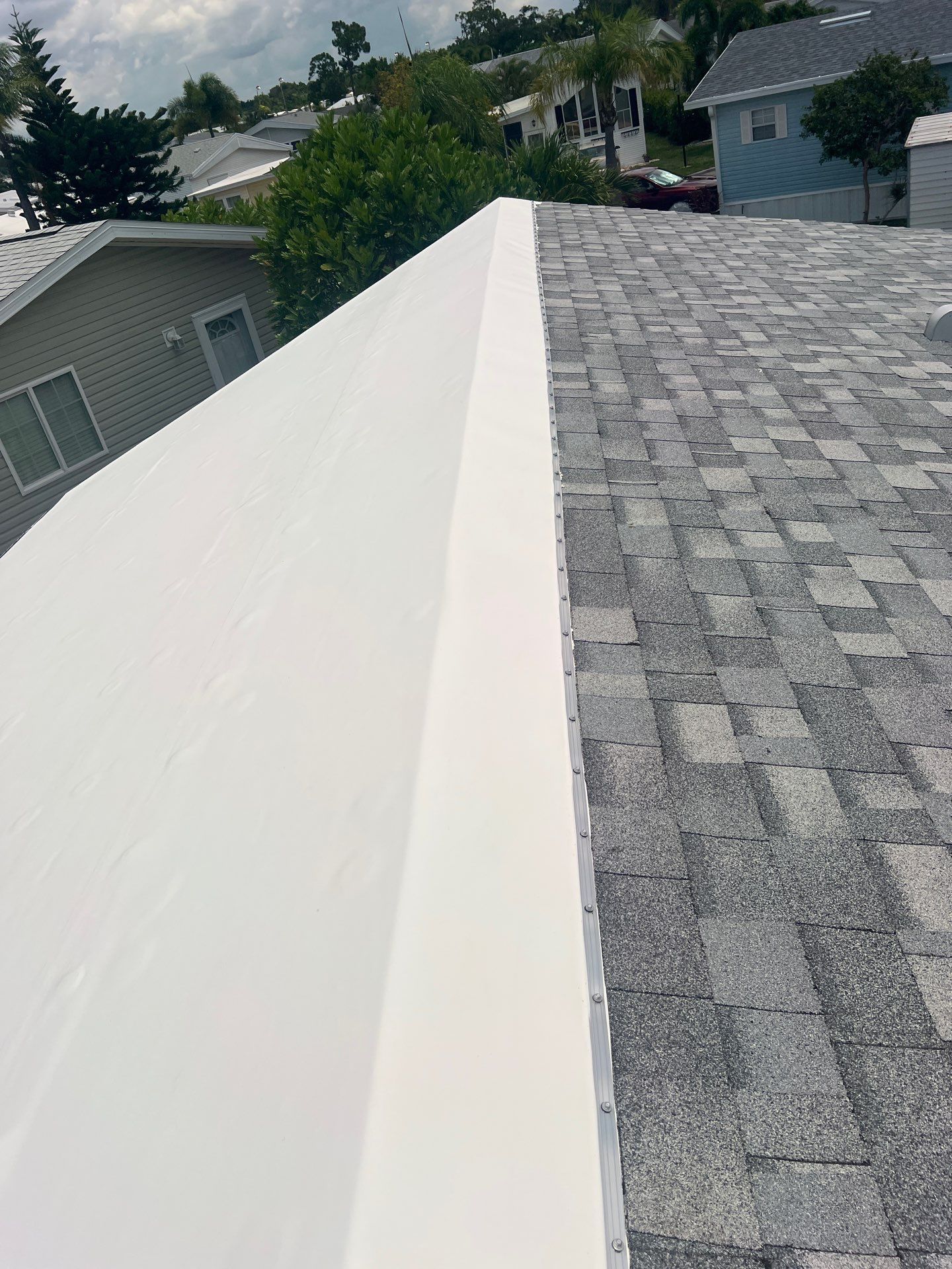 TPO Roofing System on Enclosed Lanai by Durabilis Roofing INC