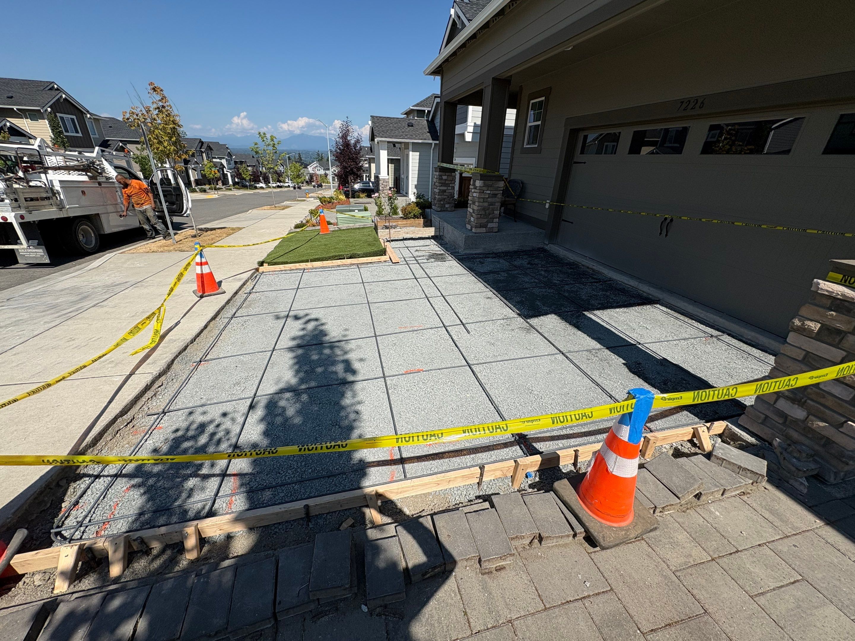Concrete Driveway Makeover | Snohomish  by Jireh Asphalt & Concrete Inc 