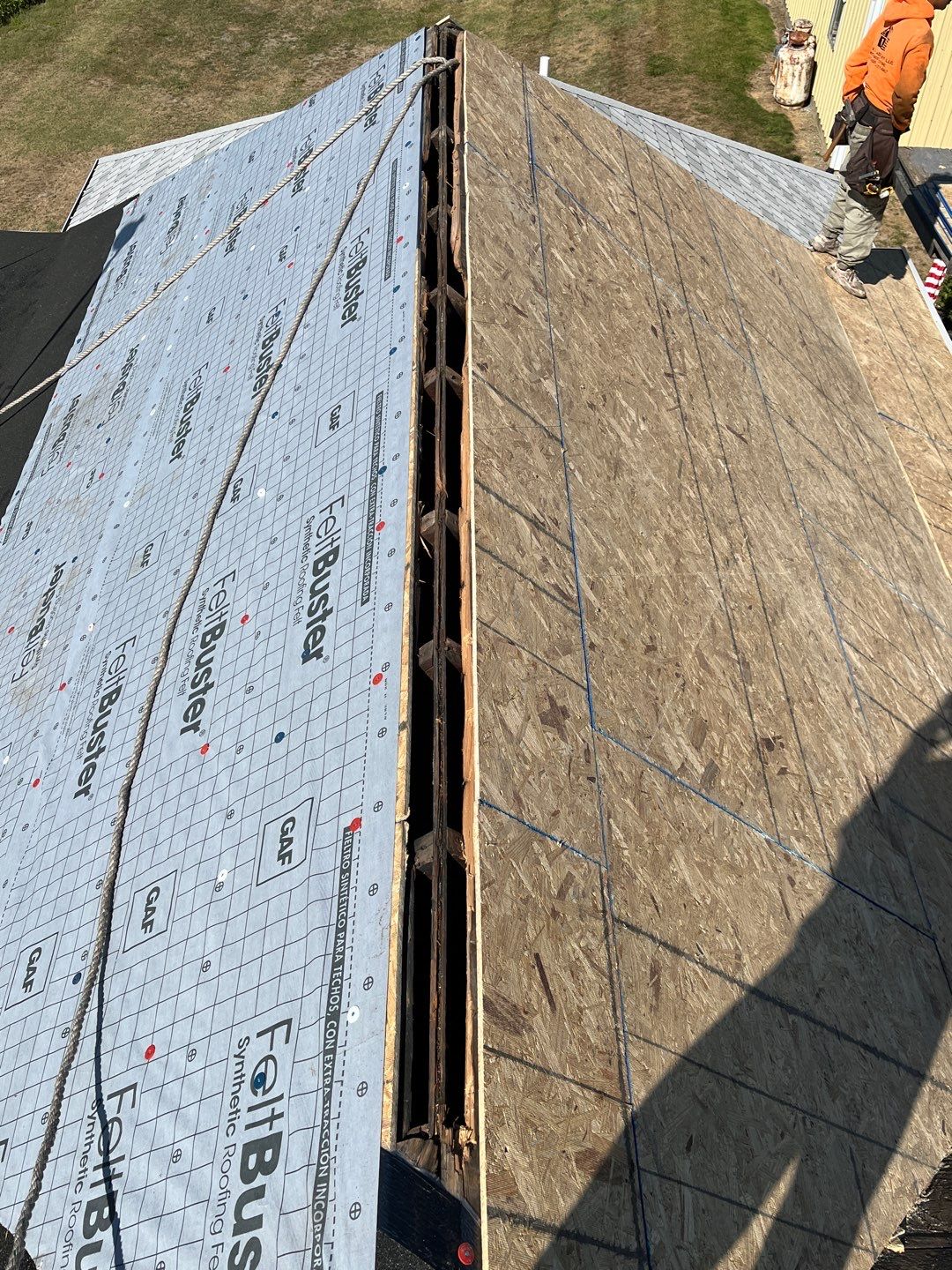 Residential Roofing Installation using Timberline HDZ Shingles - Nantucket Morning by RoofX 
