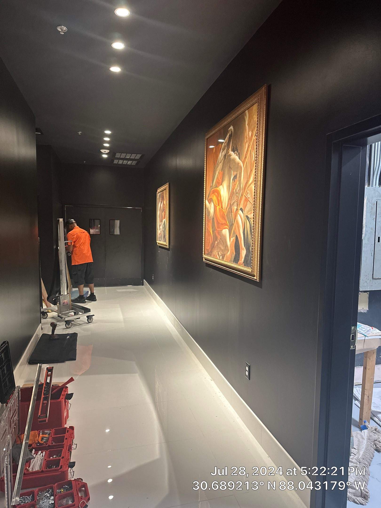 Interior Design Installation Support Portfolio by Hangman Mounting & Installation