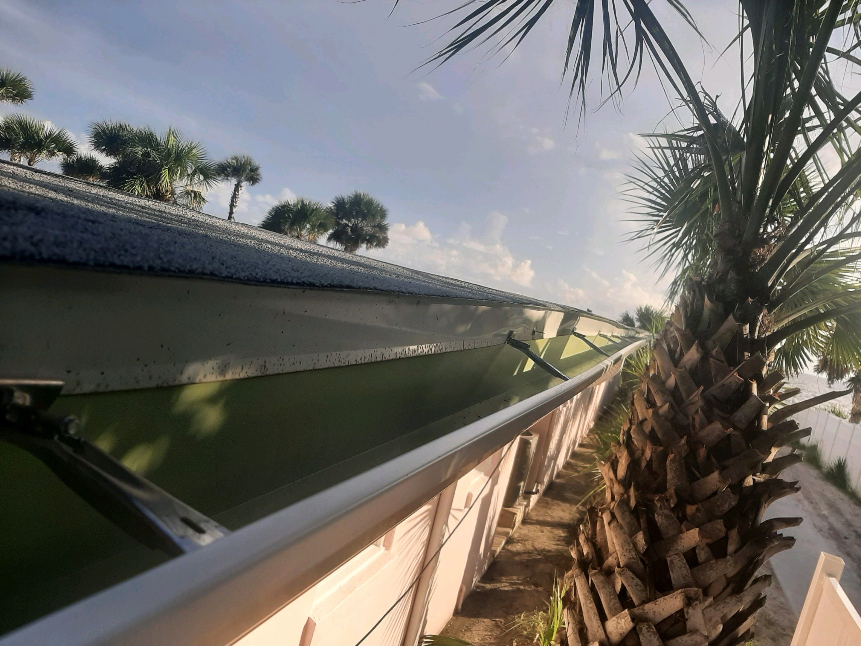 Gutter Installation using K-Style Seamless Gutters by Gutter Professors