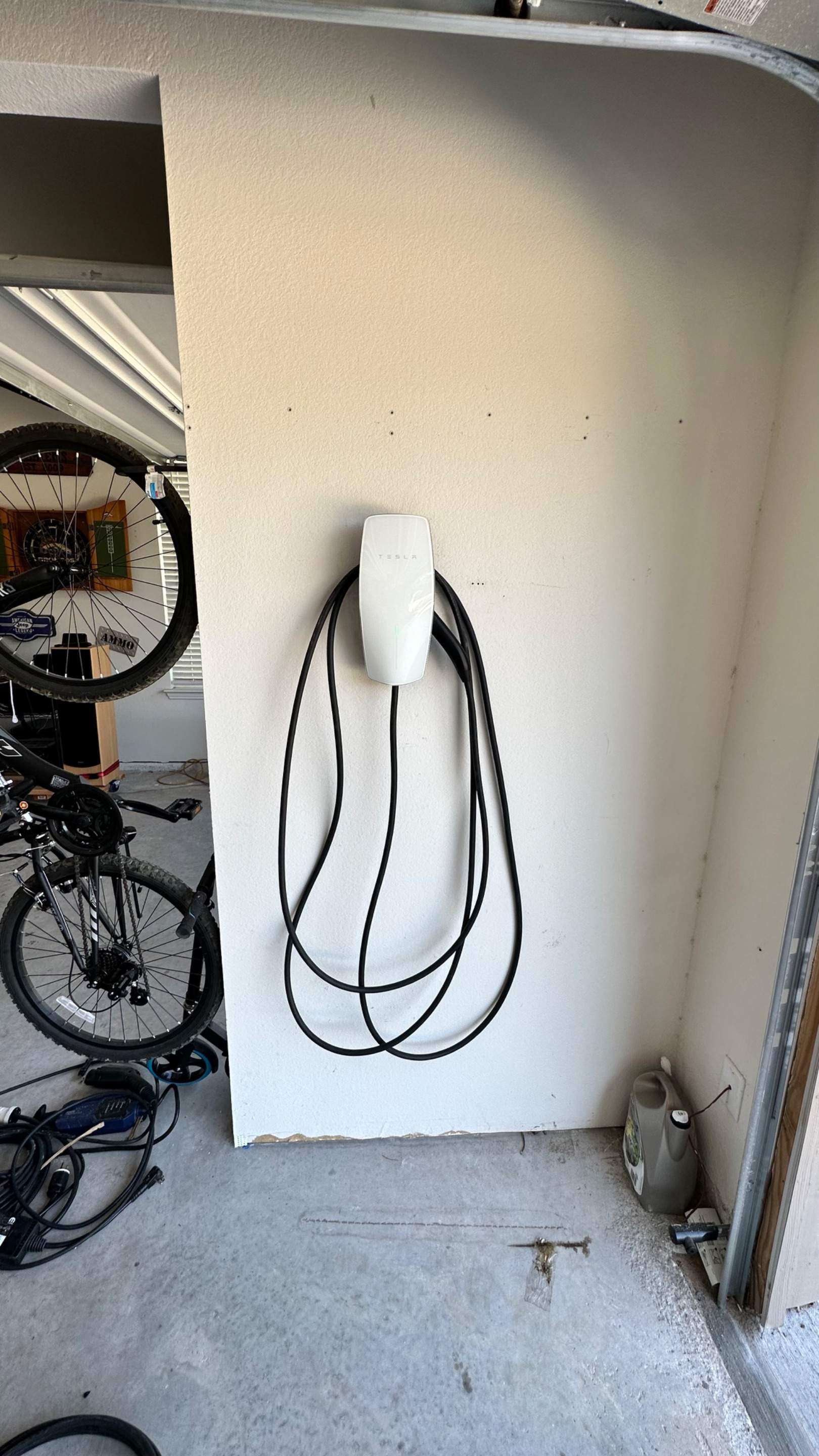 Tesla Wall Connector. Can lights. Spa disconnect. Exterior Outlets.  by Get Stoked Renovations