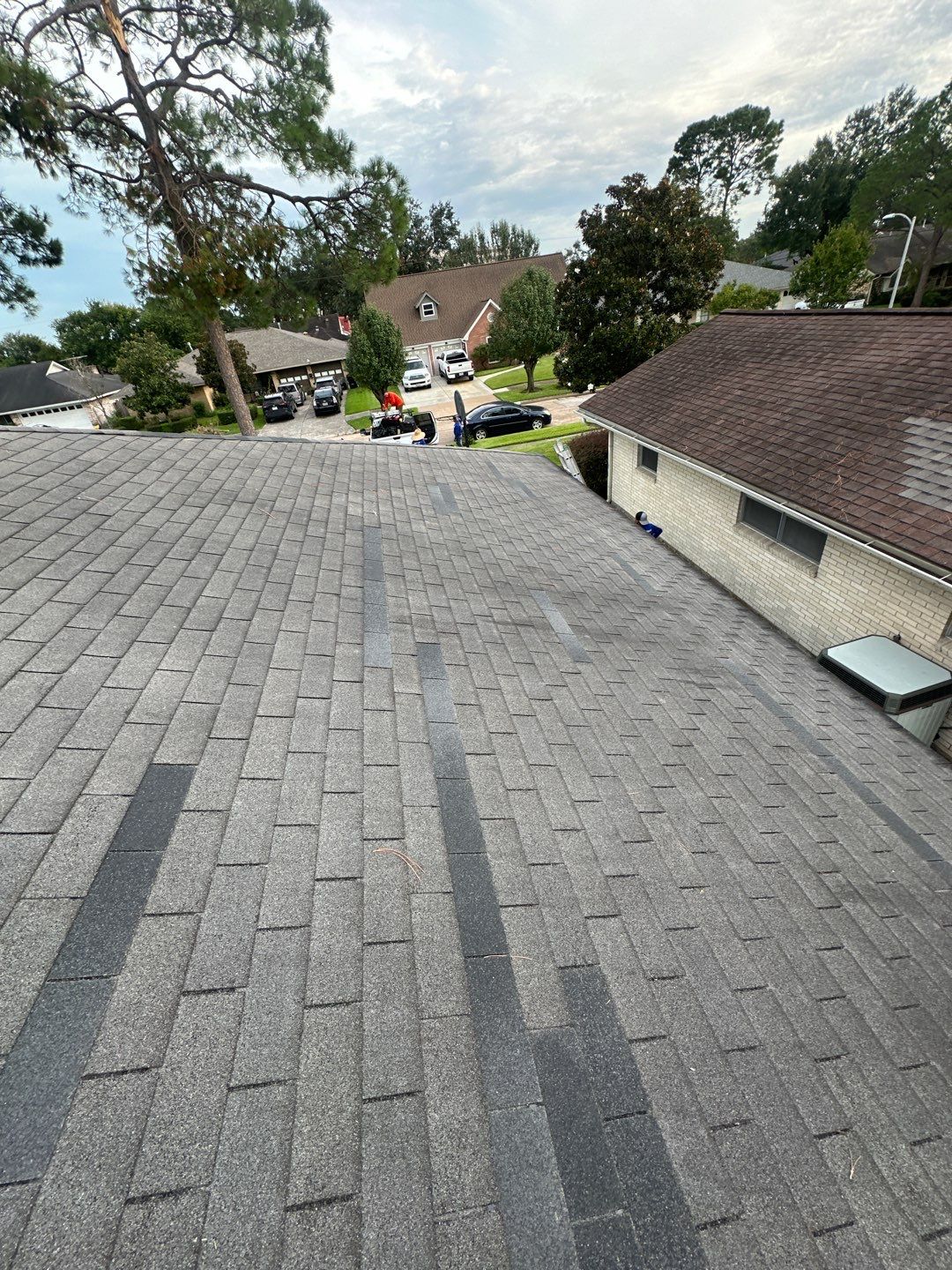 Hail Damage using Owen's Corning Duration (Lifetime) Shingles by Roof Repair Company