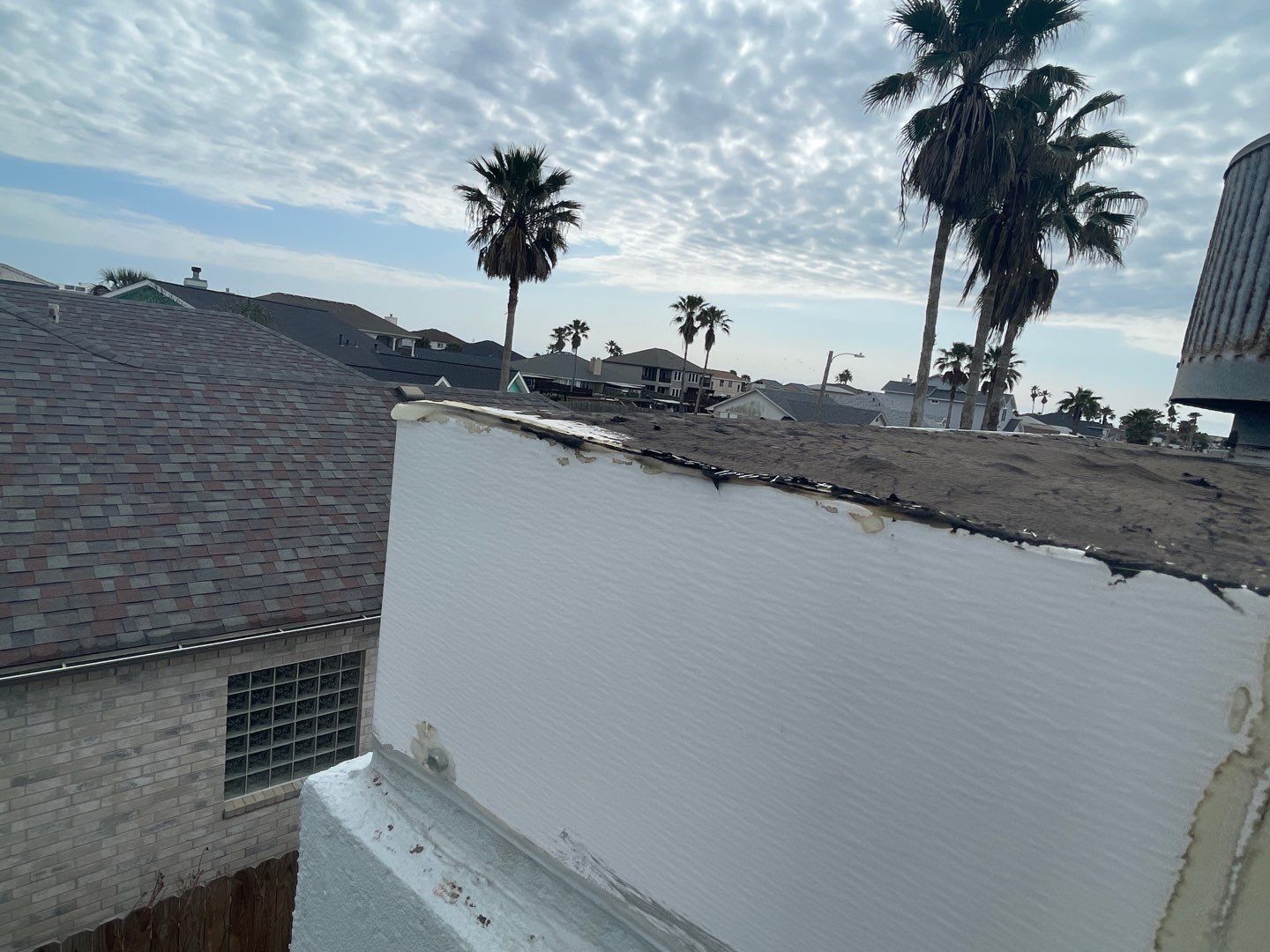 Residential Roofing Repair using Galvanized Chimney Cap & Chase by Lighthouse Roofing