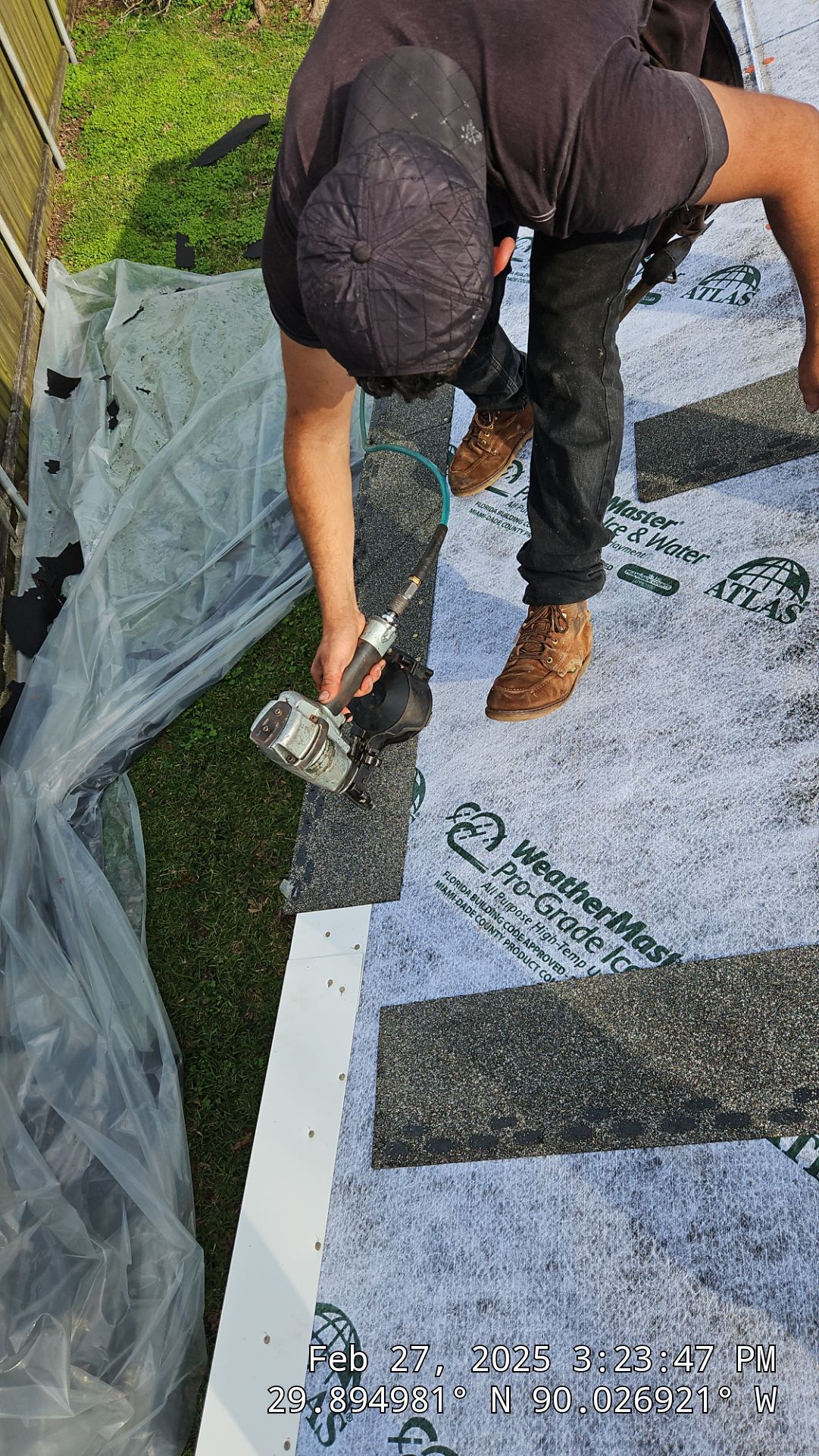 Project in Gretna by Robertson Roofing & Siding Inc