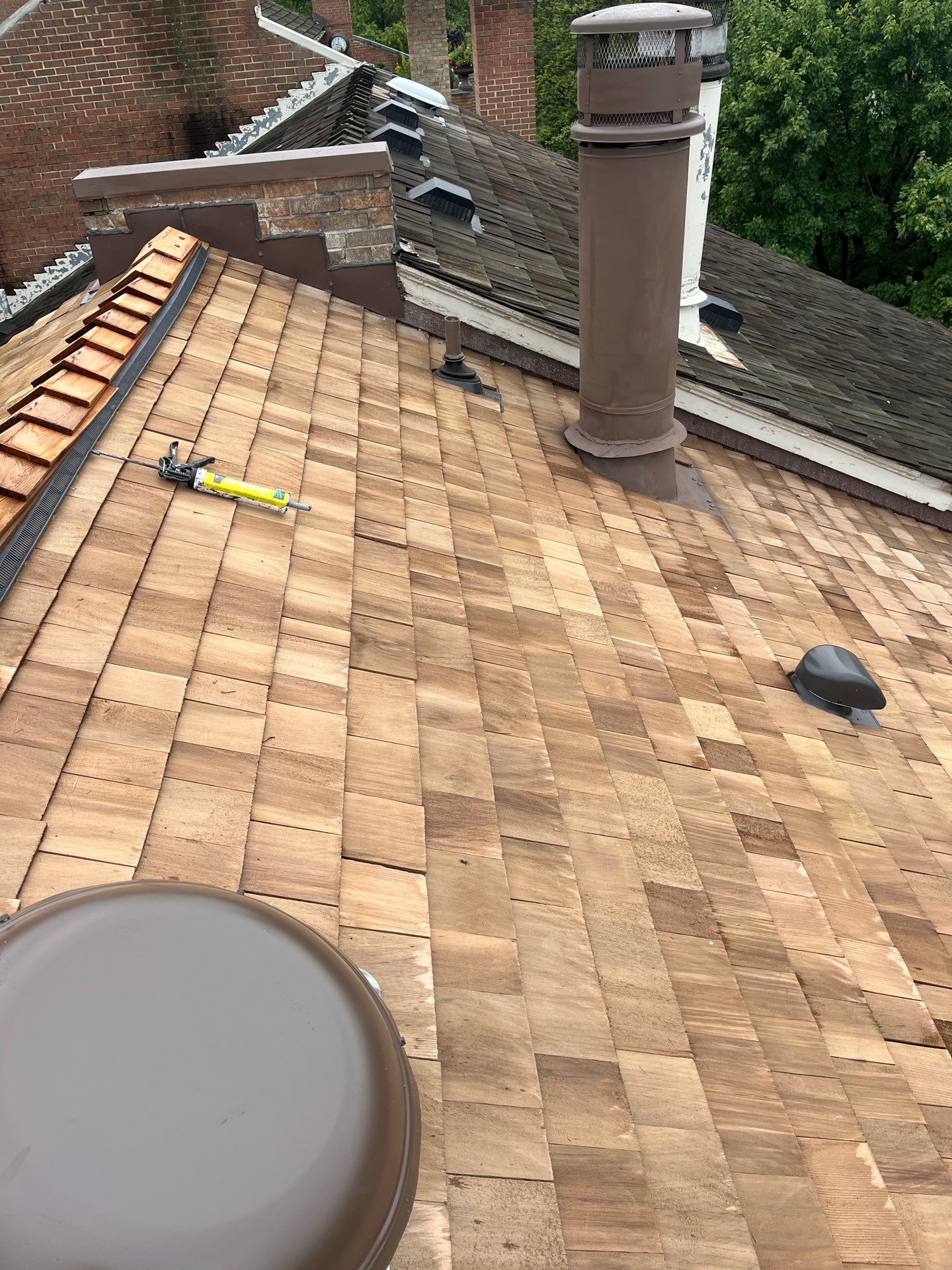 Arlington: Residential Roof Replacement with Perfection CCA-Treated Cedar Shakes by RM Banning, Inc.