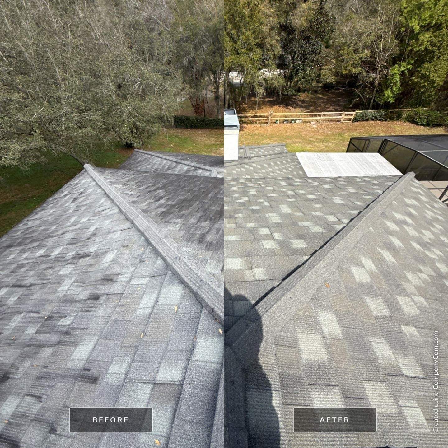 Stone-Coated Metal Roof Cleaning by Mallard Systems