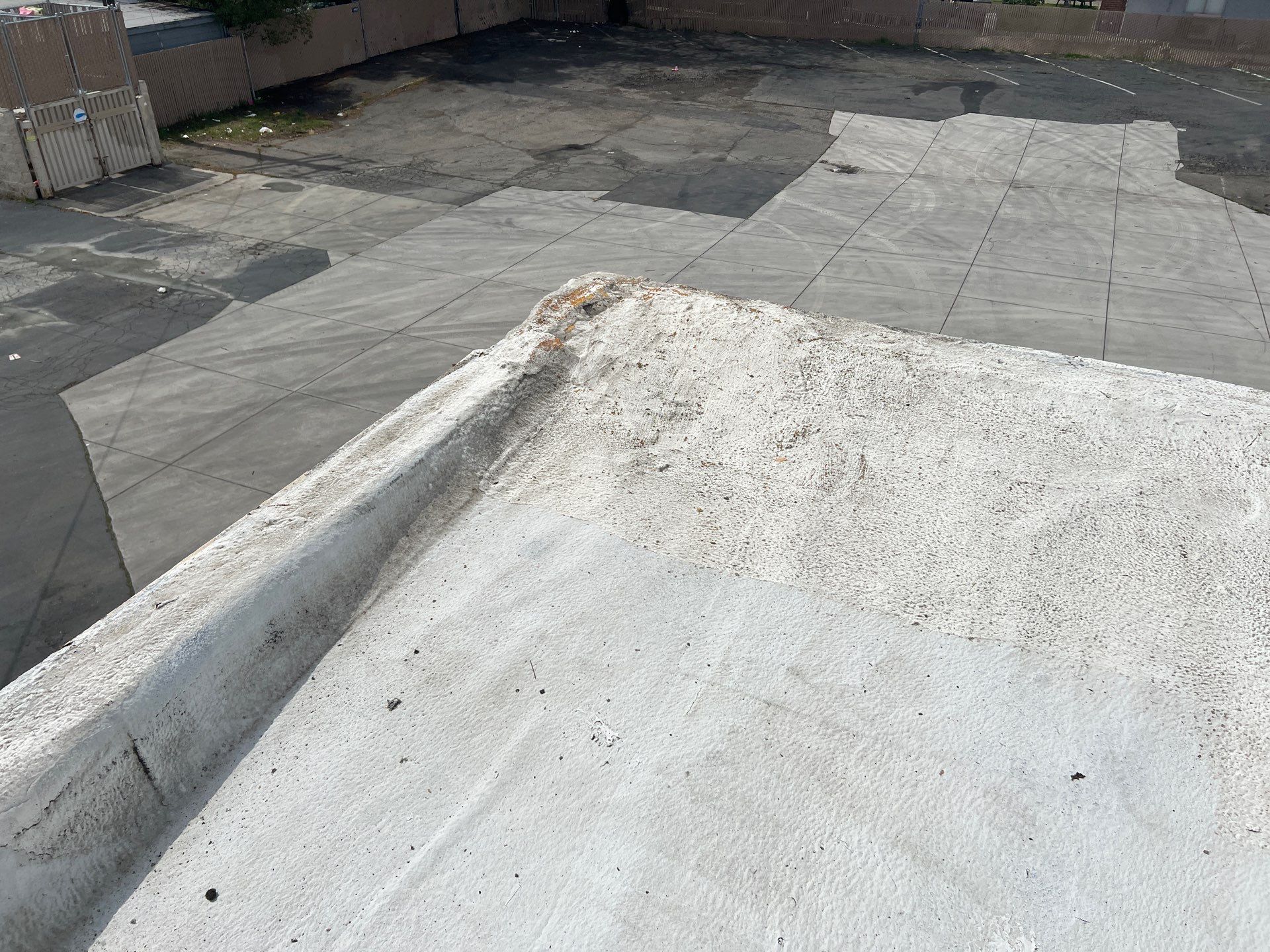 Foam Refurbish using Conklin Benchmark/PUMA XL coatings and spray foam by Straight Edge Roofing Inc