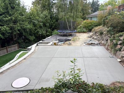 Backyard Concrete Patch Repair | Seattle 