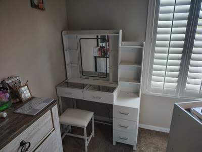 Vanity and Desk Assembly