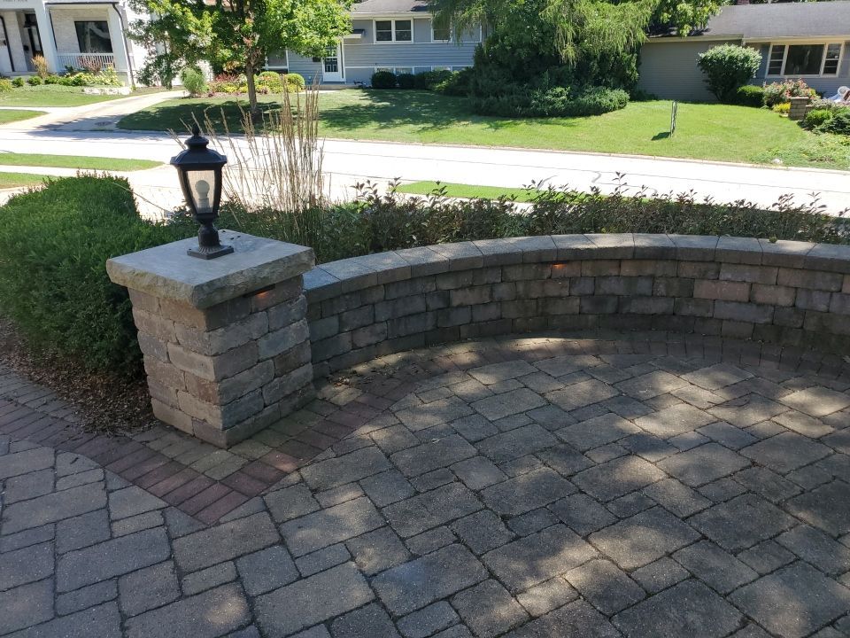 Brick paver clean, sand and seal.  using Surebond SB-1300 by Northern Power Washing LLC.