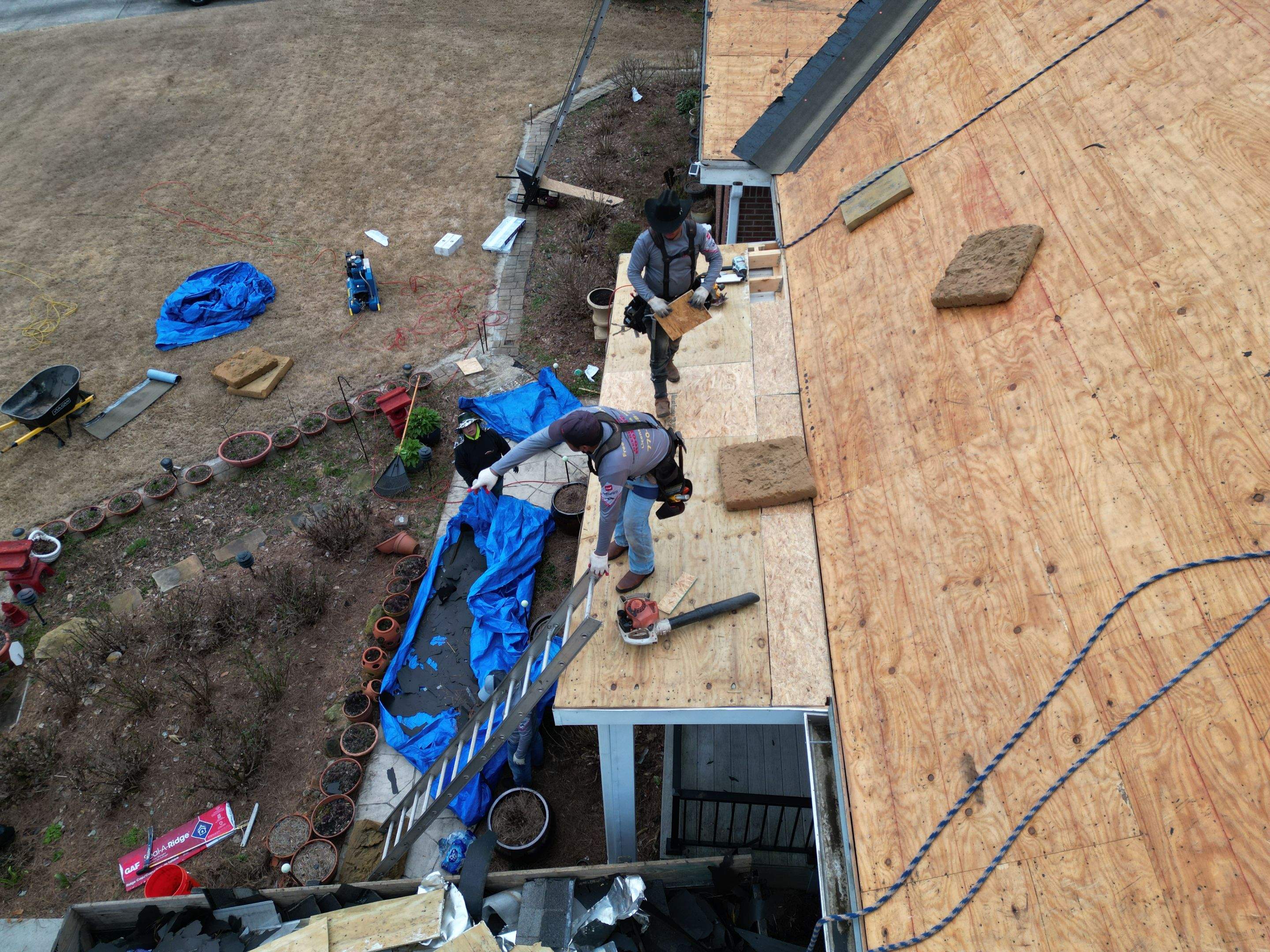Roof Replacement Gutters & Downspouts by Deerfield Roofing LLC