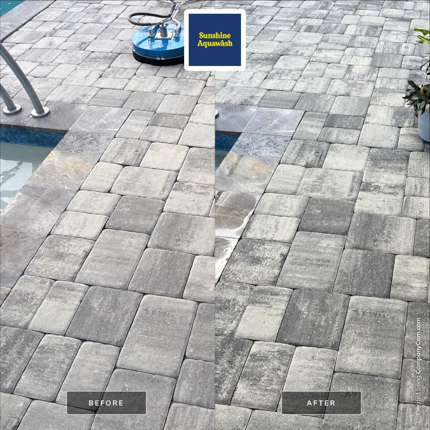 Paver Pool Deck & Screen Enclosure Cleaning – North River Ranch, Parrish, FL by Sunshine AquaWash