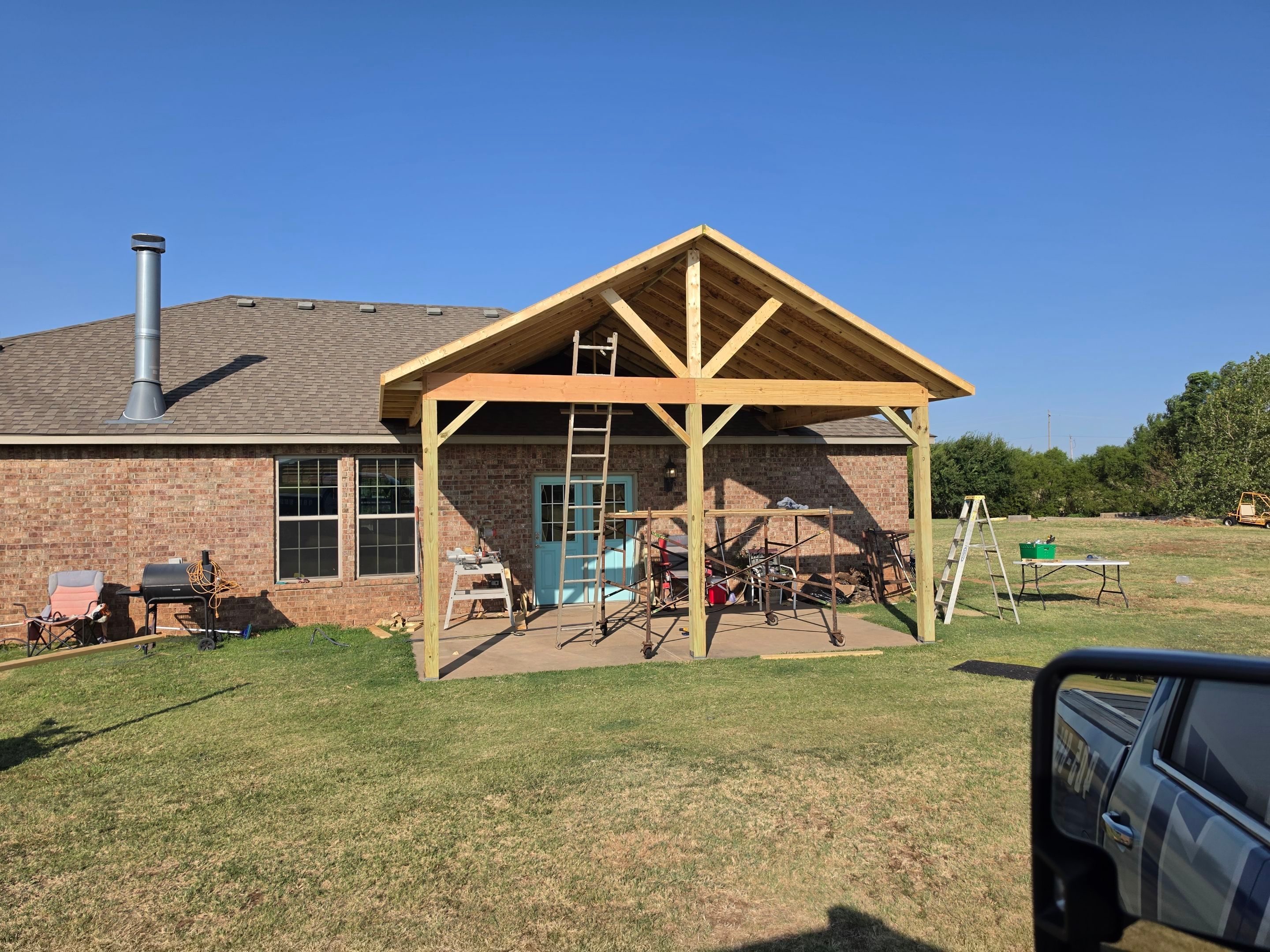 Residential Shingle Roof Replacement and Workshop Roofing in El Reno by Z Construction & Roofing, LLC