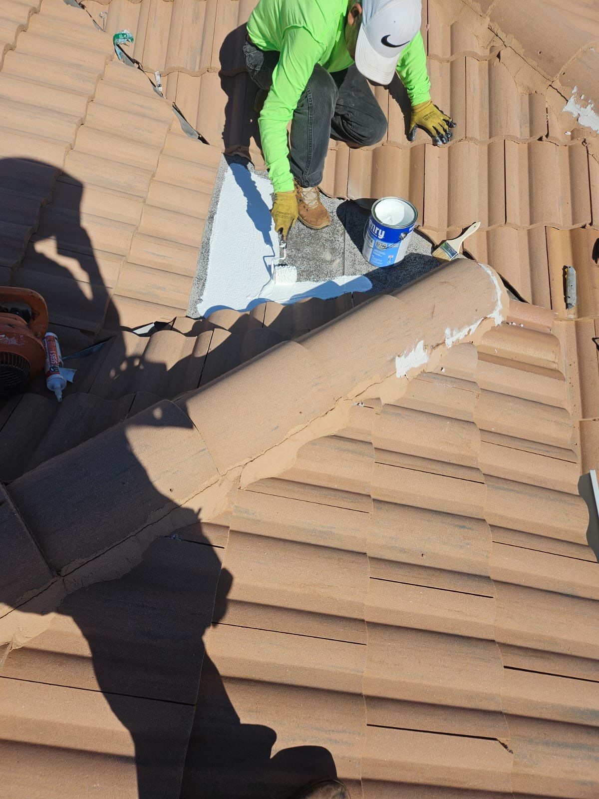 Concrete Tile Roof Repair by Four Peaks Roofing