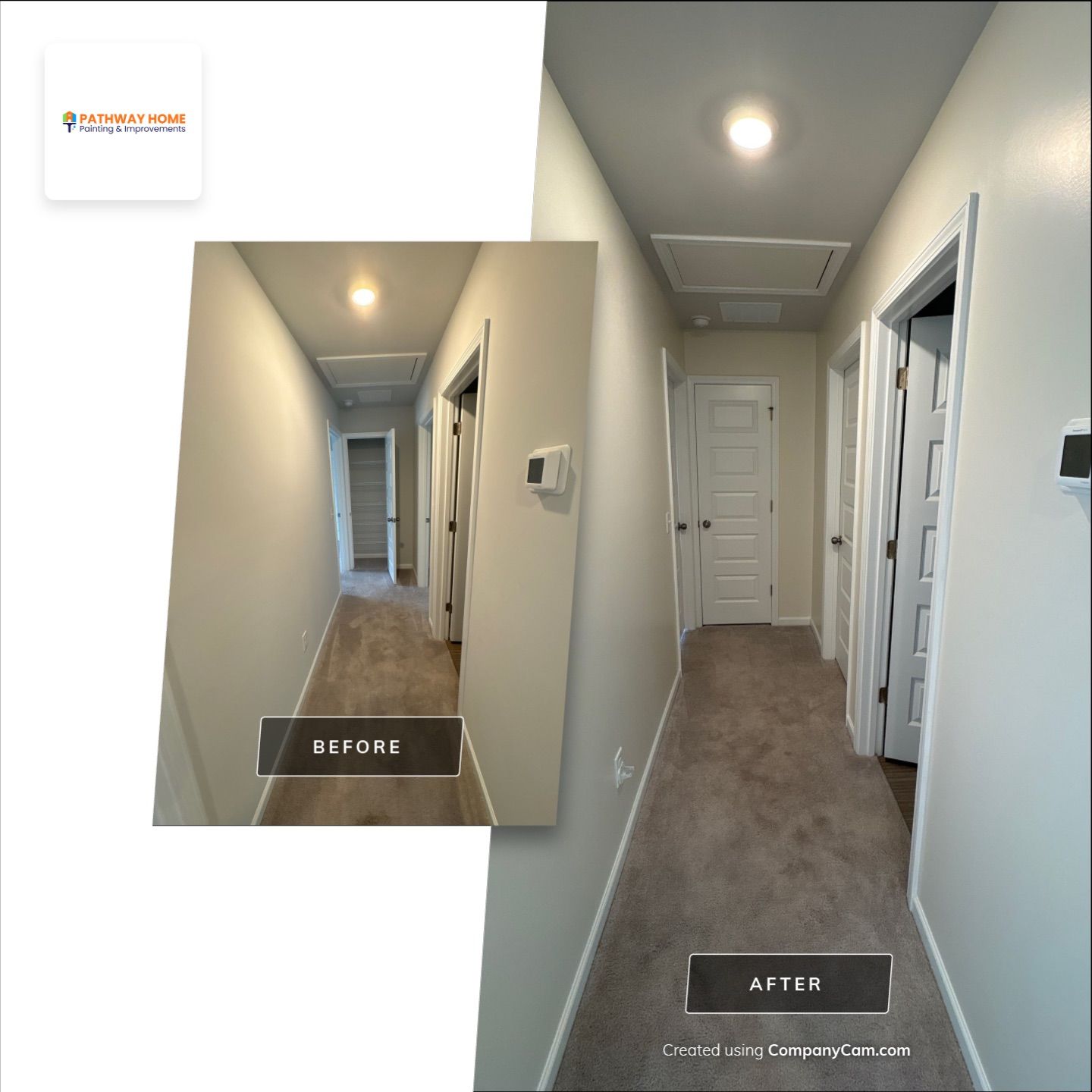 Whole-Home Interior Painting Refresh with Valspar Quail Egg in Ridgeville by Pathway Home Painting & Improvements