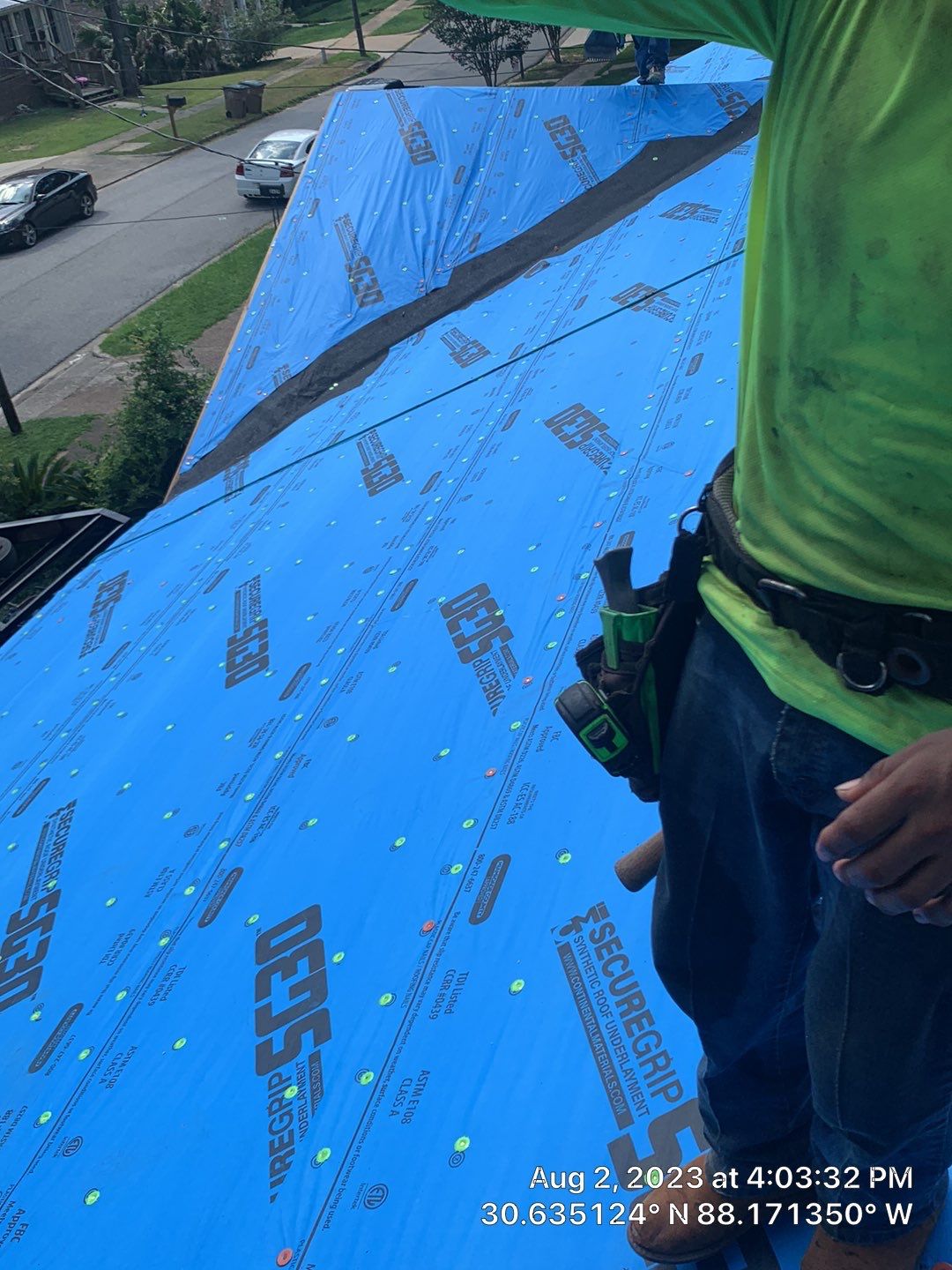 Residential Roofing Installation using Roof Replacement by American Roofing & Construction LLC