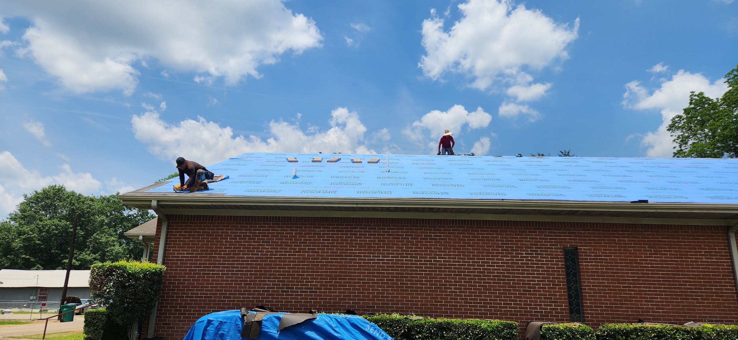 Storm Restoration Reroof: 25 Year 3-Tab Shingle by Hostetler Roofing