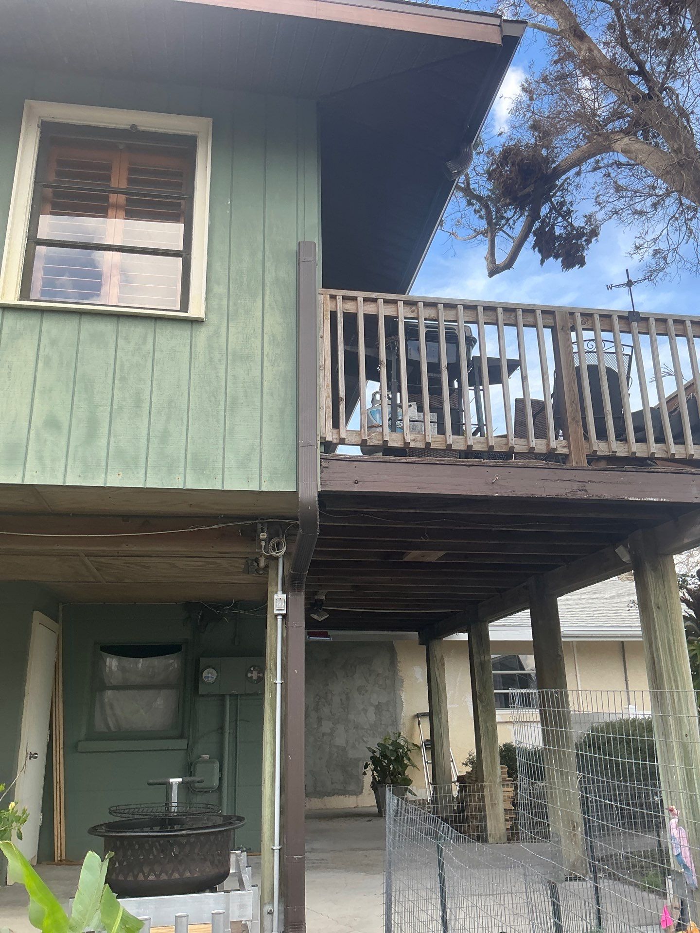 White Soffit and Fascia Installation in Longboat Key FL by Gutter Professors
