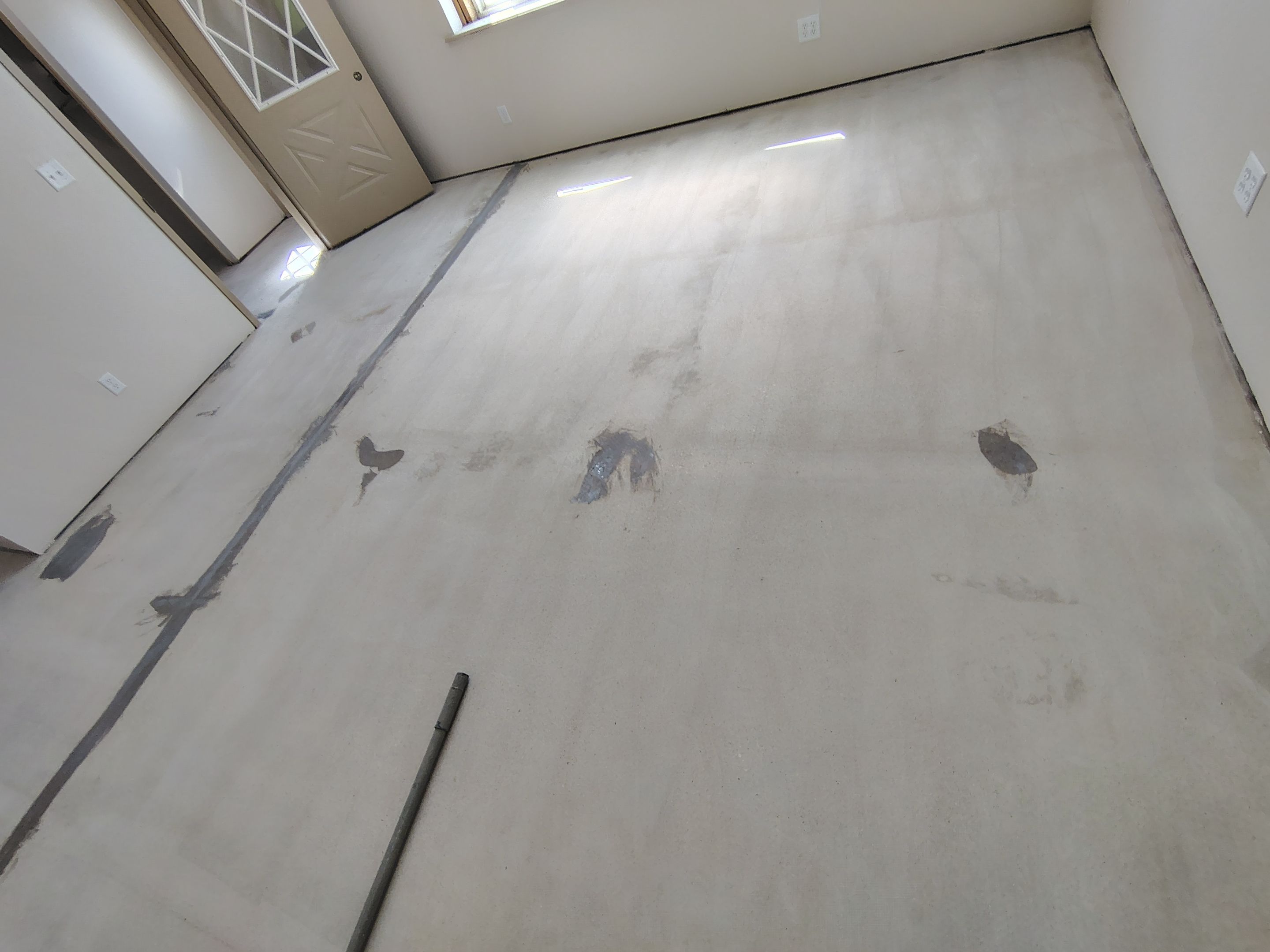 Durable Epoxy Flake Floor Coating for Commercial Workshop by Select Painting, Coatings & Garage Cabinets