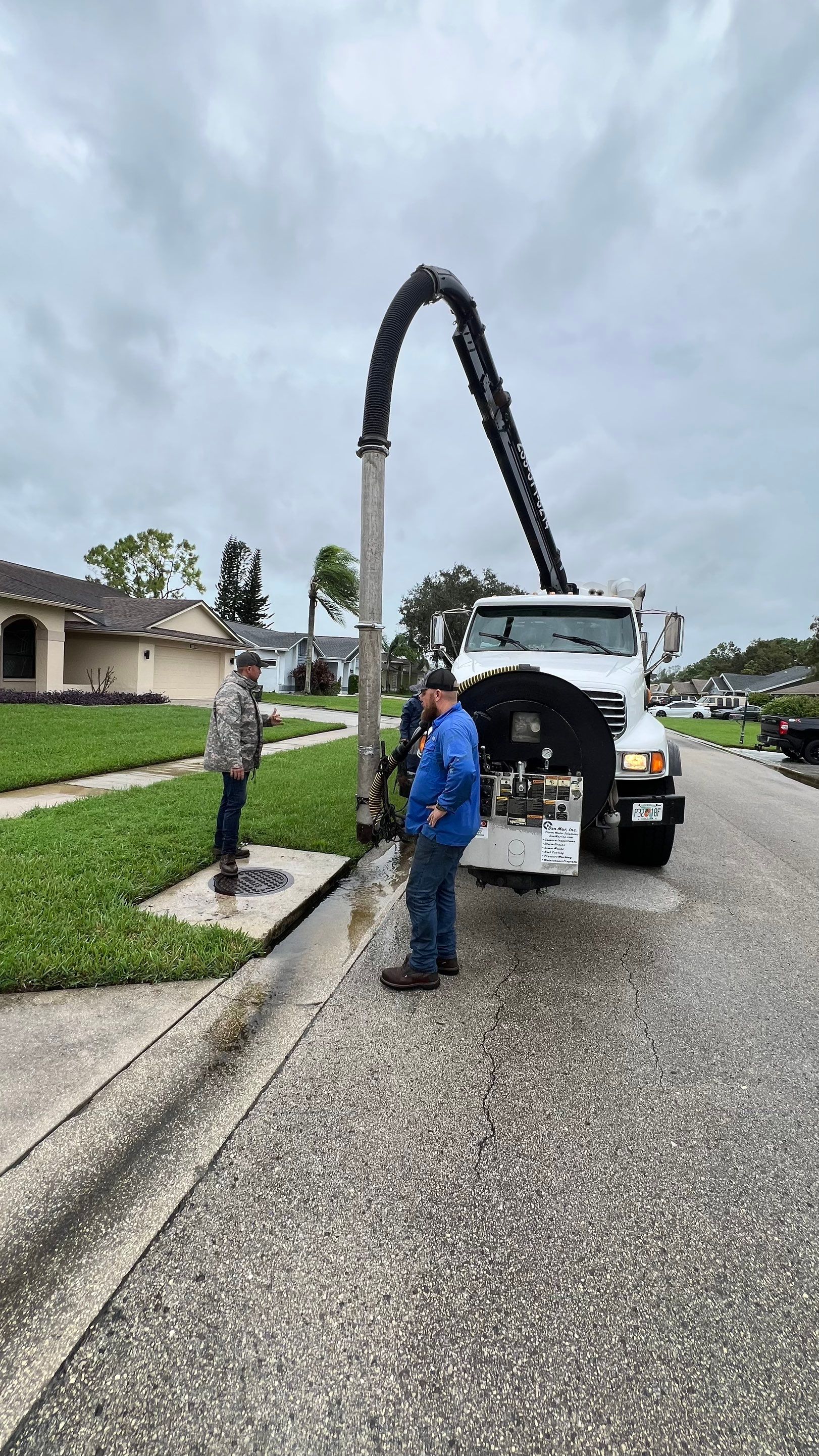 Naples Community Stormwater Blockage by Don Mar, Inc. Storm Water Solutions