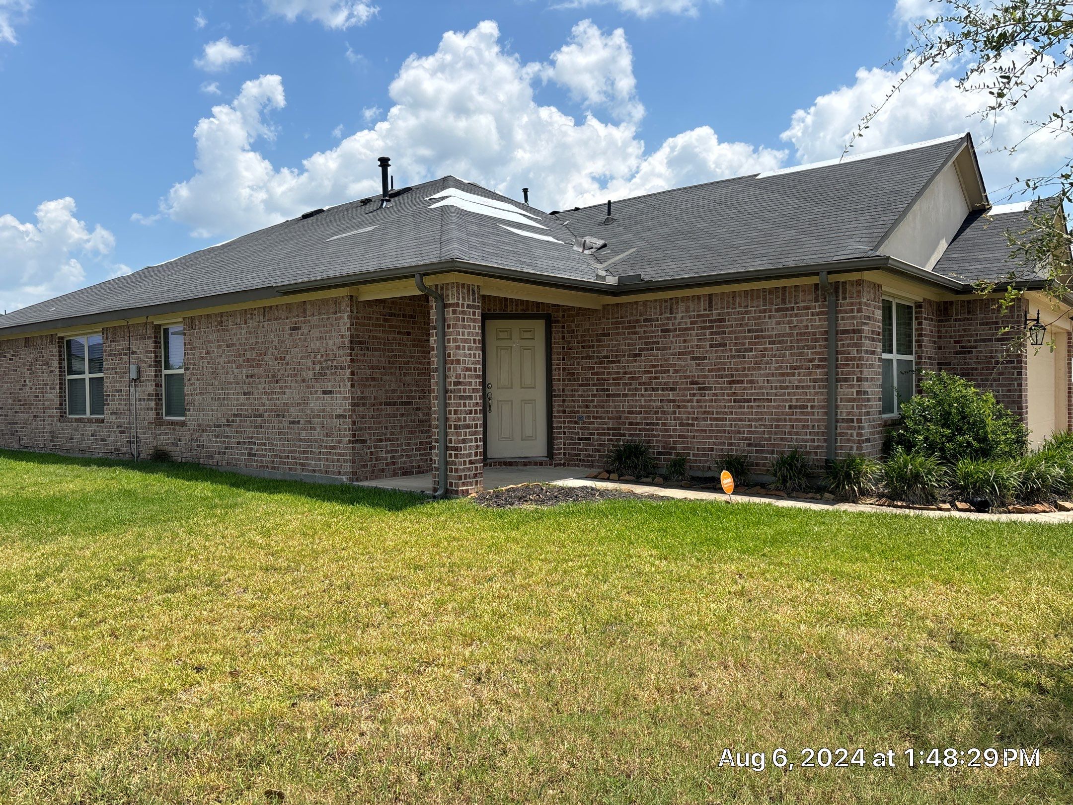 Reroof after Hurricane Beryl by Berry Good Roofing 