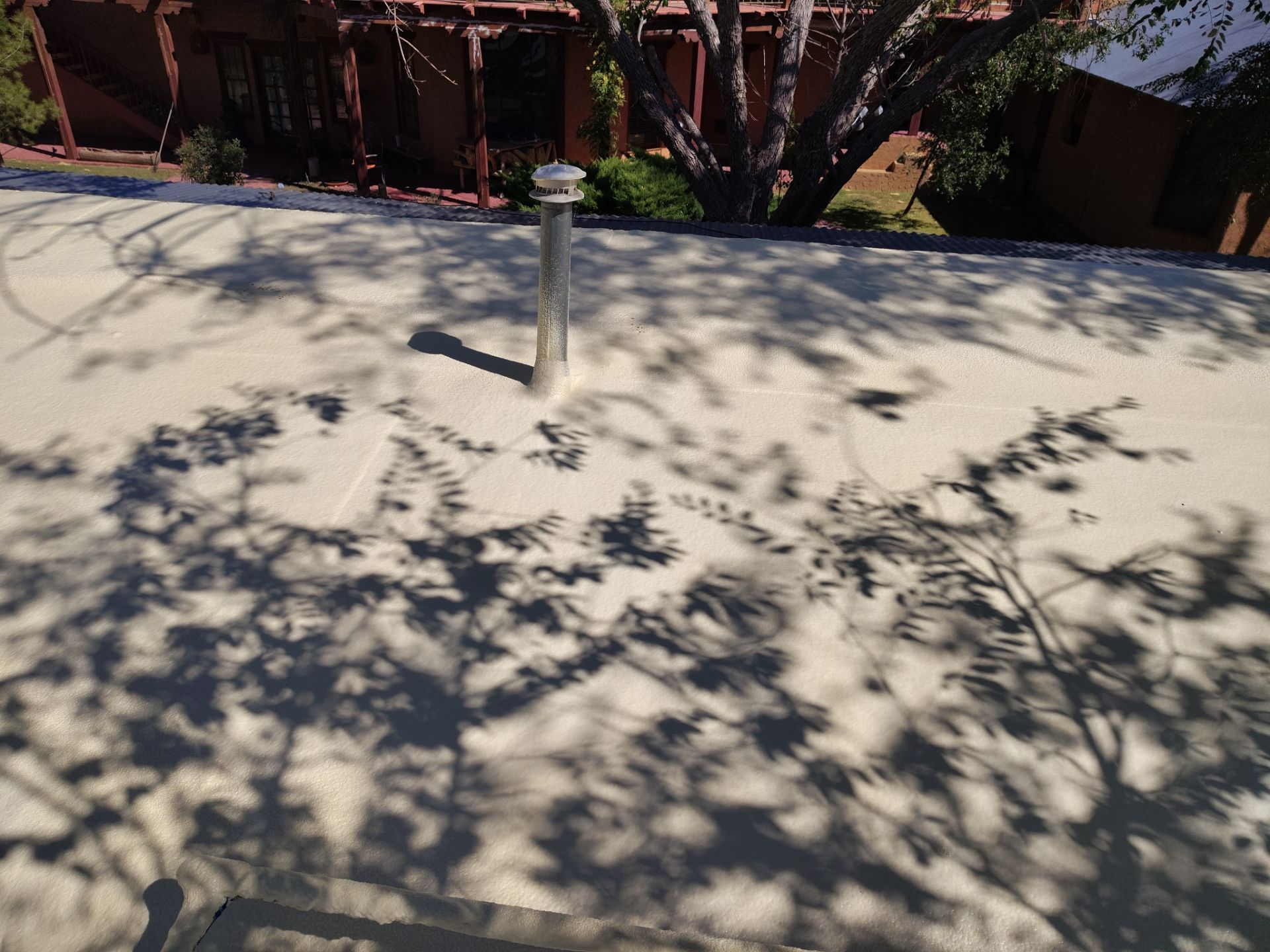 Residential roof application by SPF Services 