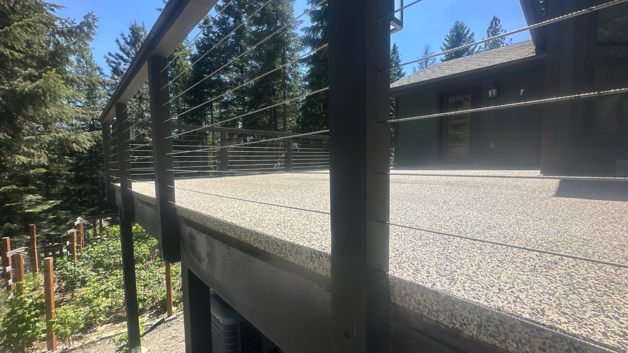 Deck Repair using Cordwood by Croc Coatings, LLC