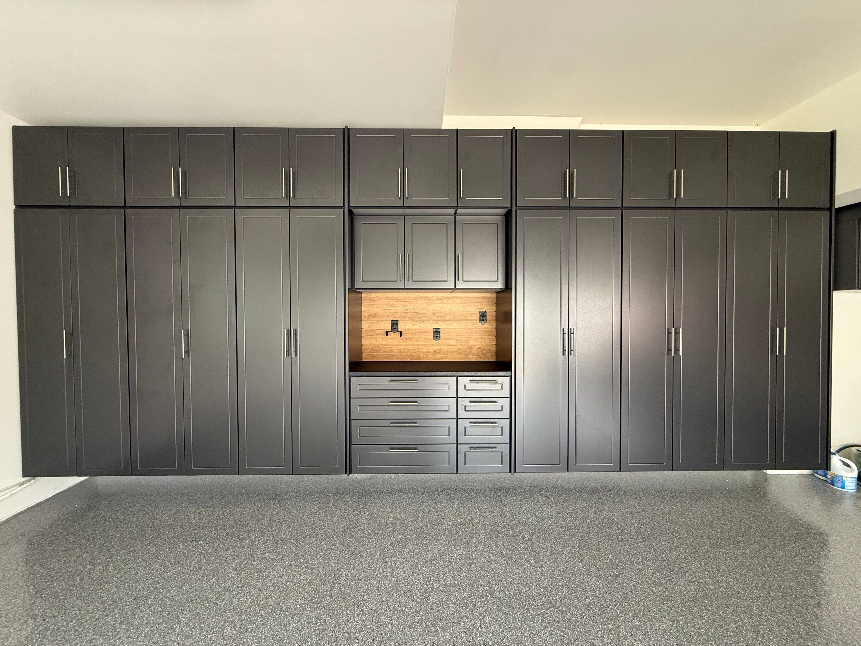 Custom Cabinet Installation in Mission Hills by Banner Garage