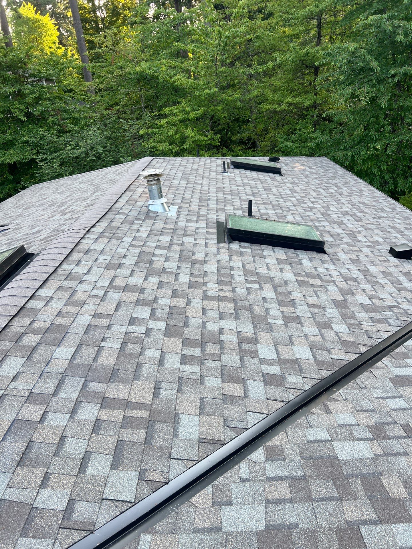 Residential Roofing Installation using GAF HDZ Shingles by Roofing Formula LLC