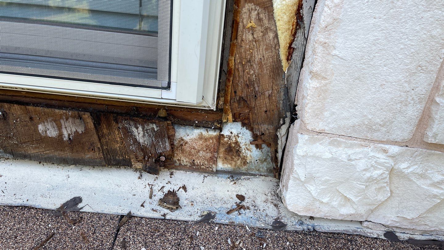 Leak Repair over Master Bedroom and Bathroom by Tex-Line Roofing