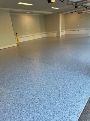 Garage Floor Coating using Tidal Wave