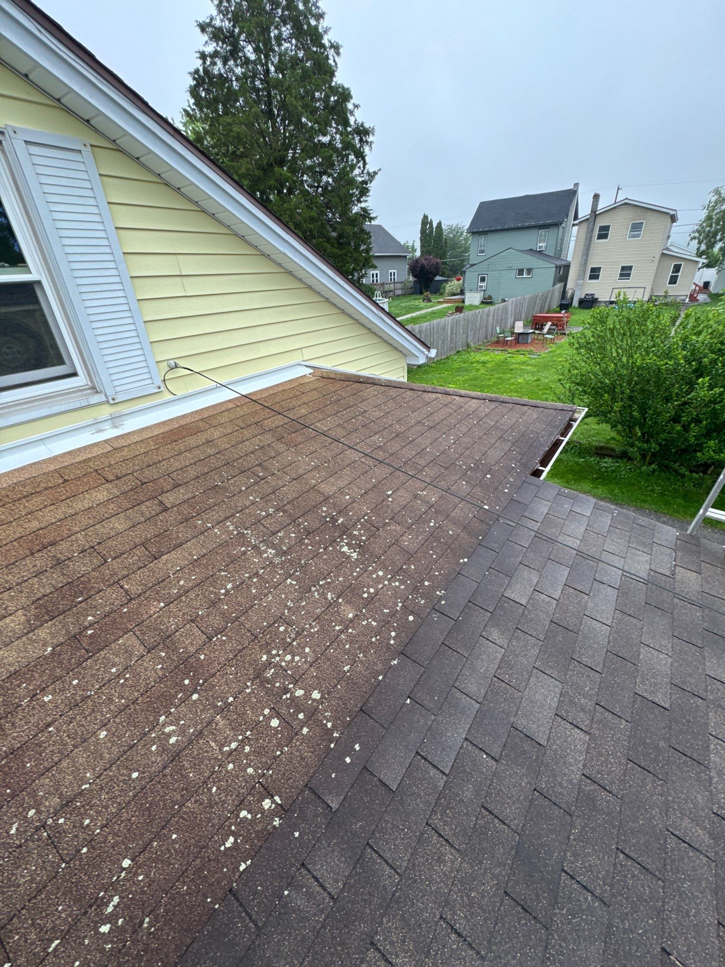 Metal Roof Replacement Using Ash Gray Panels in Tower City by Esh Builders