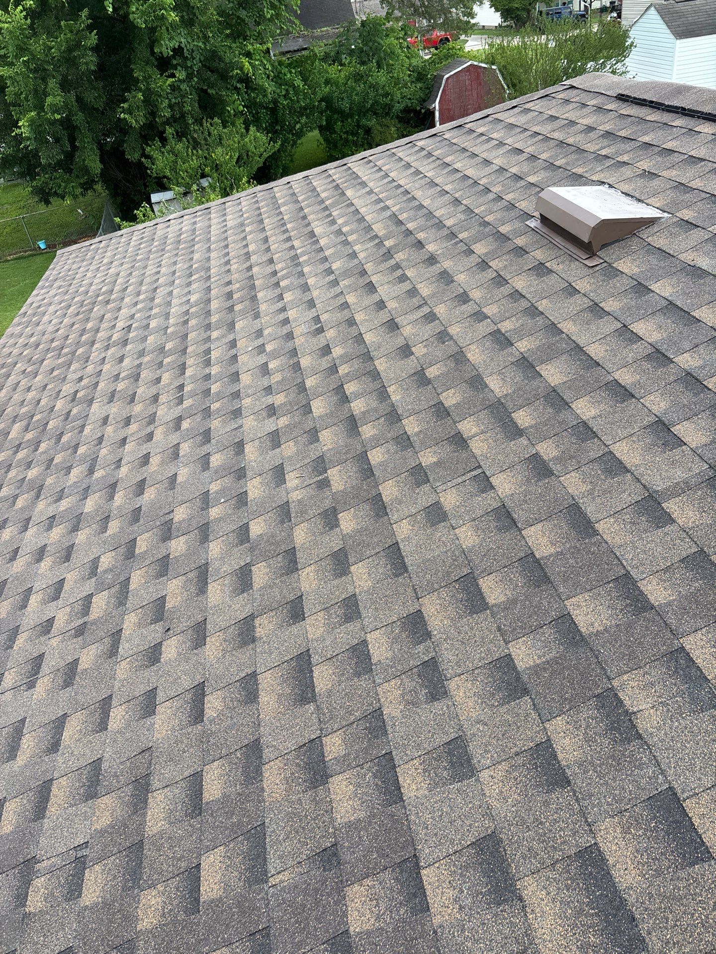 Residential Roofing Installation using GAF Timberline HDZ Barkwood by Rainstoppers Roofing