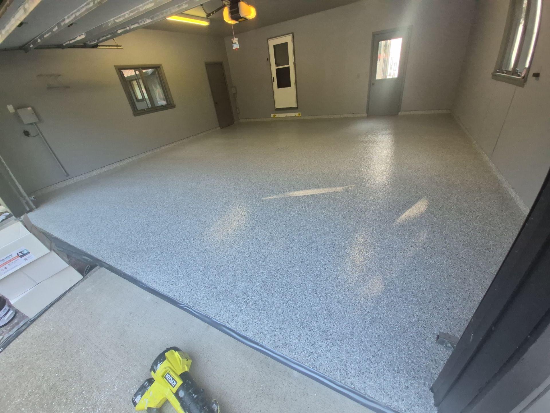 Project in Linwood by Wise Coatings of Central Michigan