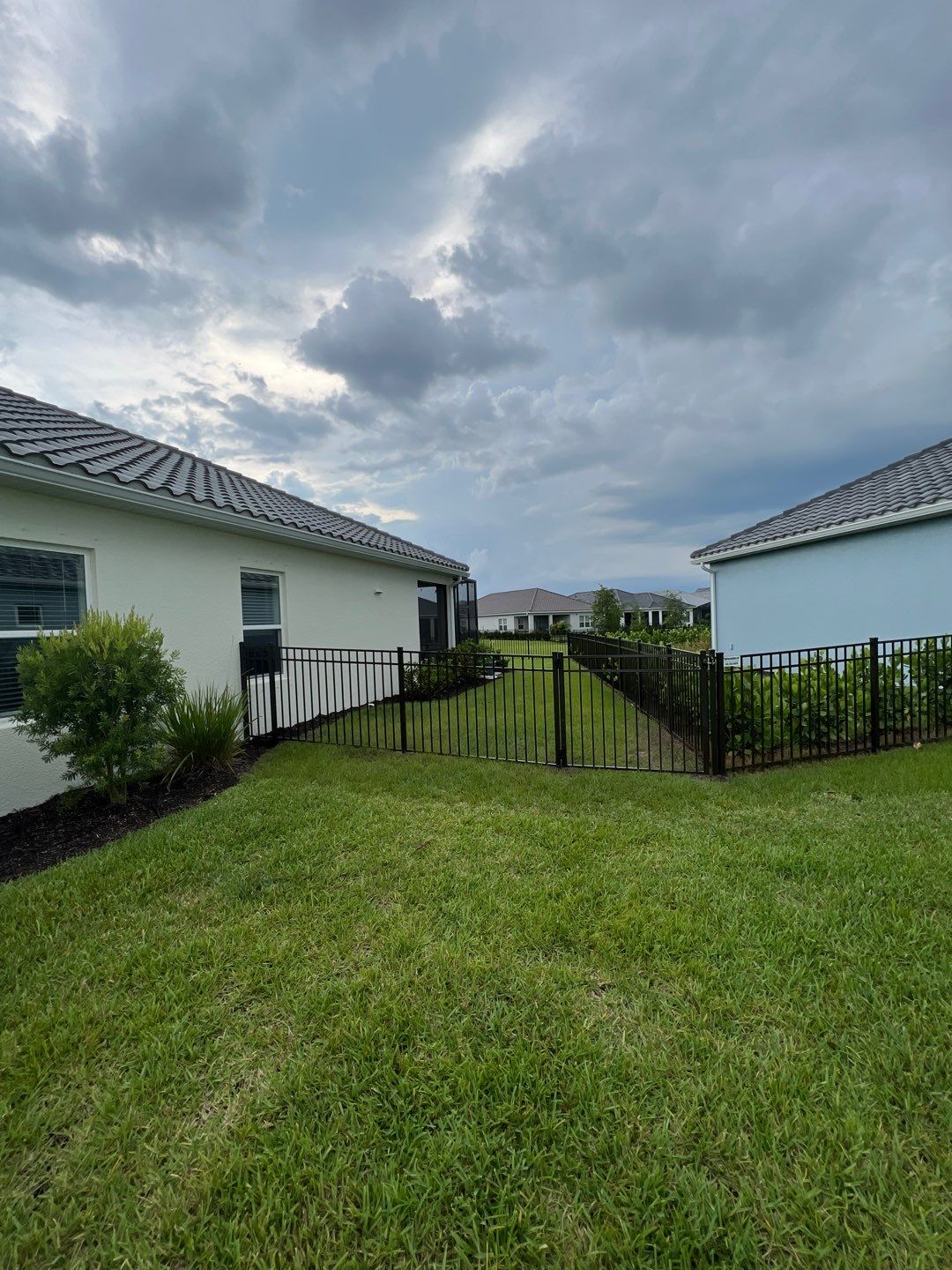 Sarasota, FL 4ft. Tall Black 3-Rail Aluminum Fence by Asap fence and gates, LLC