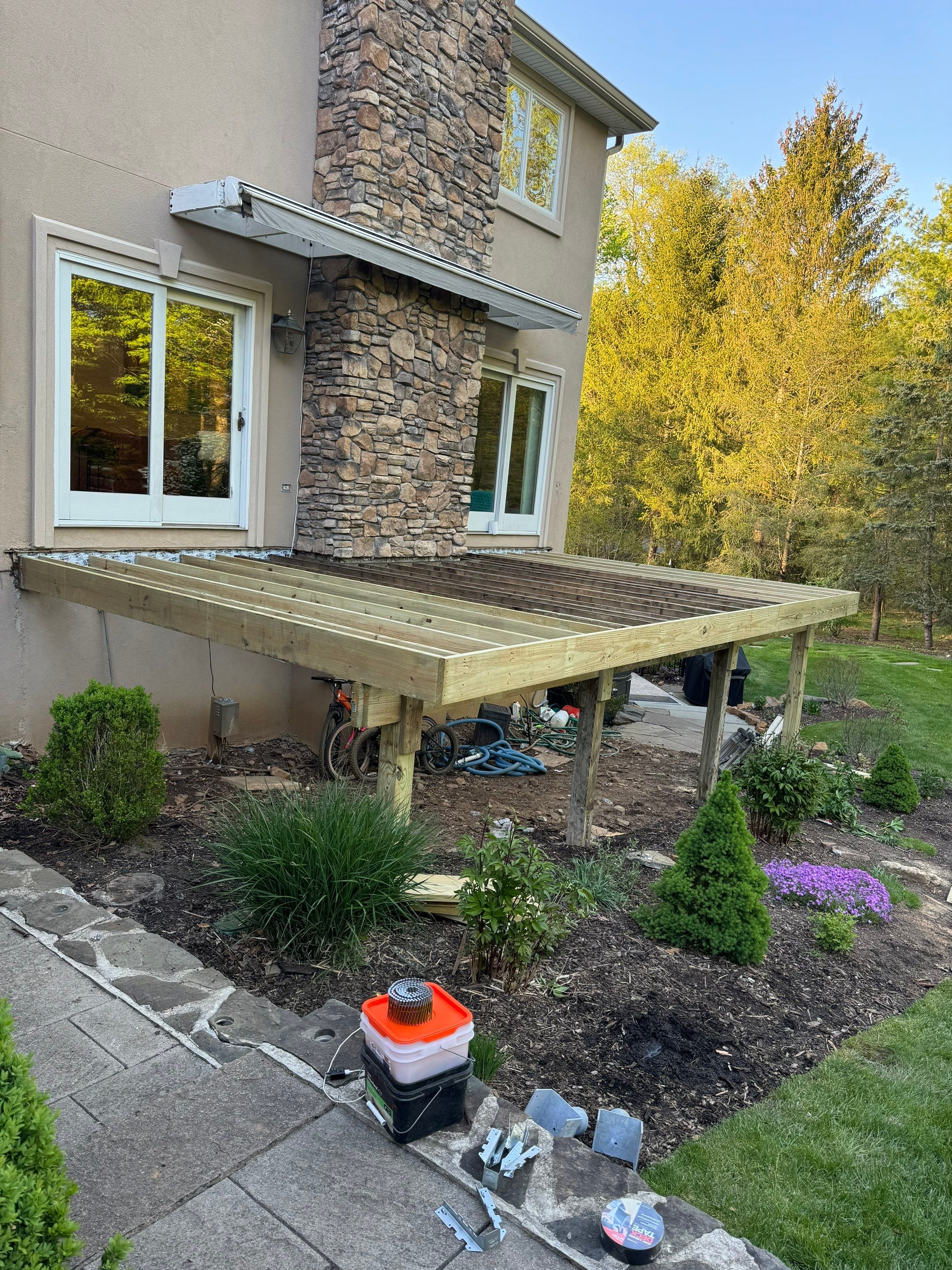 Deck Resurface with Extension by deck guardian