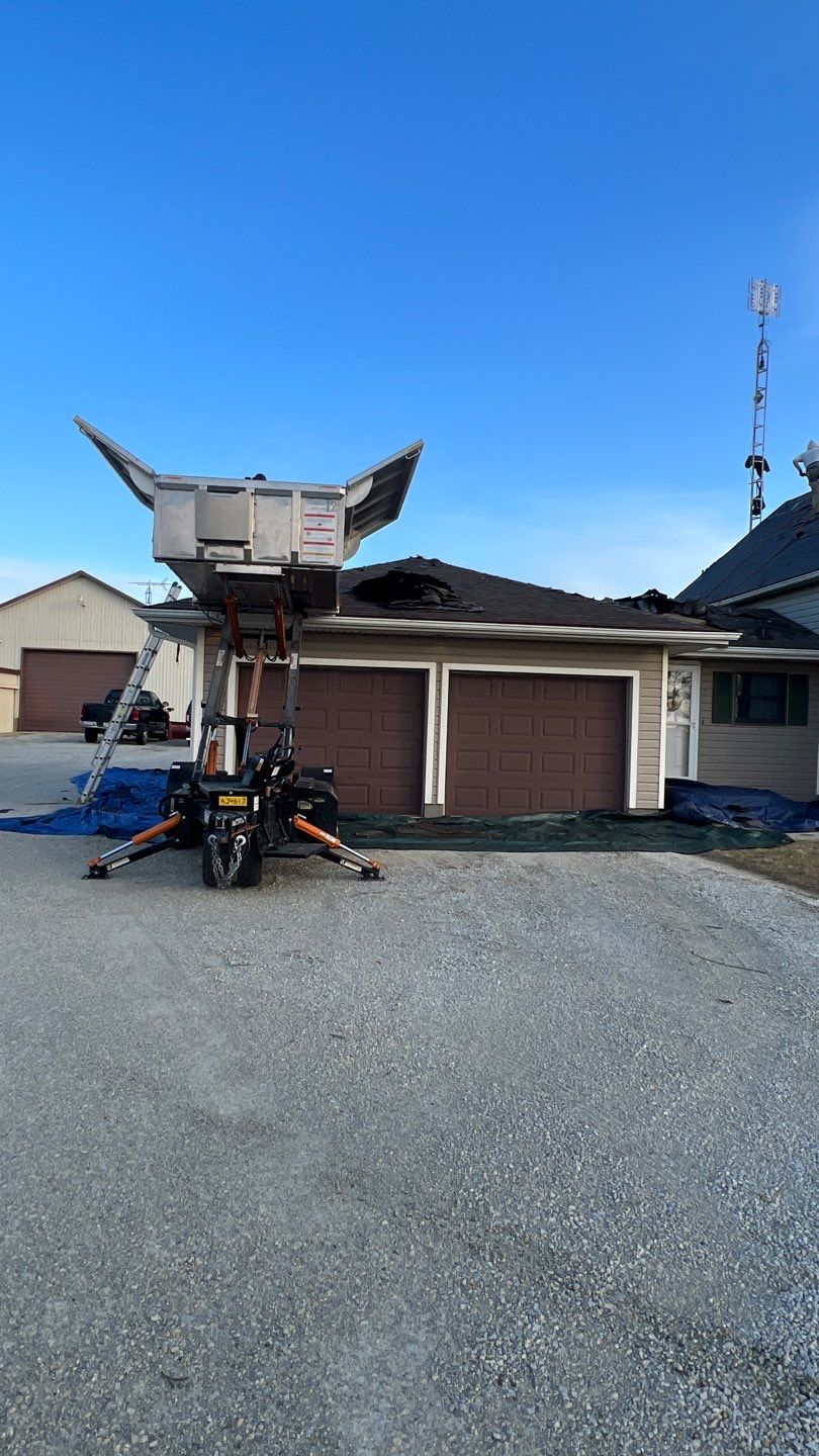 Residential Roofing Installation using GAF Timberline HDZ Charcoal by Nitro Roofing and Construction