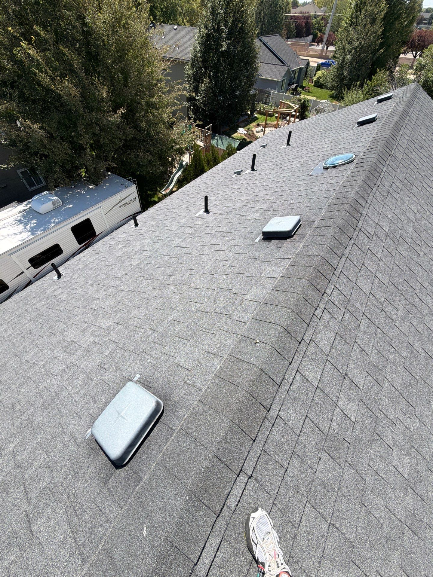 Asphalt Architectural Shingle Roof Replacement in Meridian, Idaho by Olive Roofing