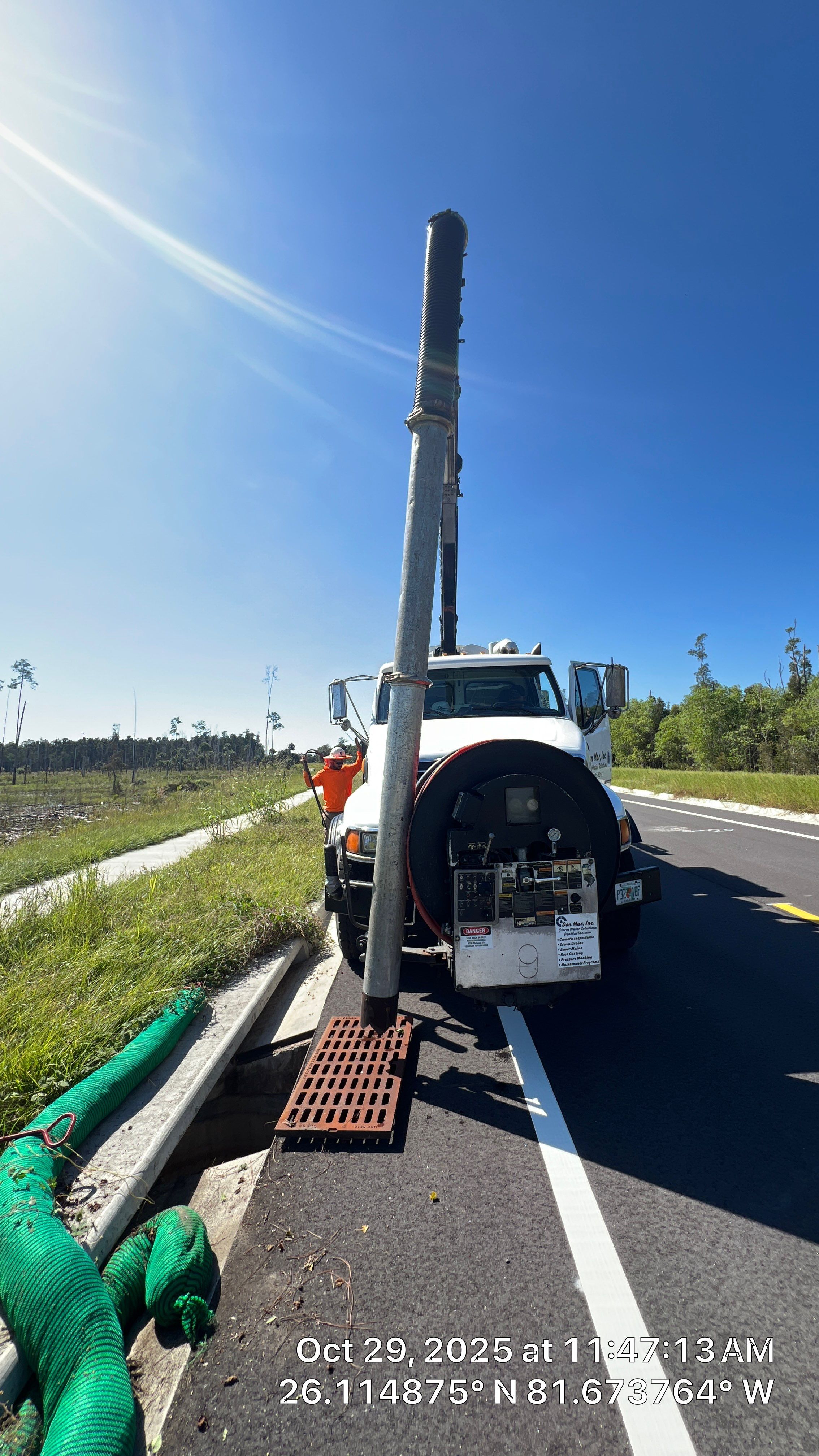 New Construction Road off Rattlesnake in Naples by Don Mar, Inc. Storm Water Solutions
